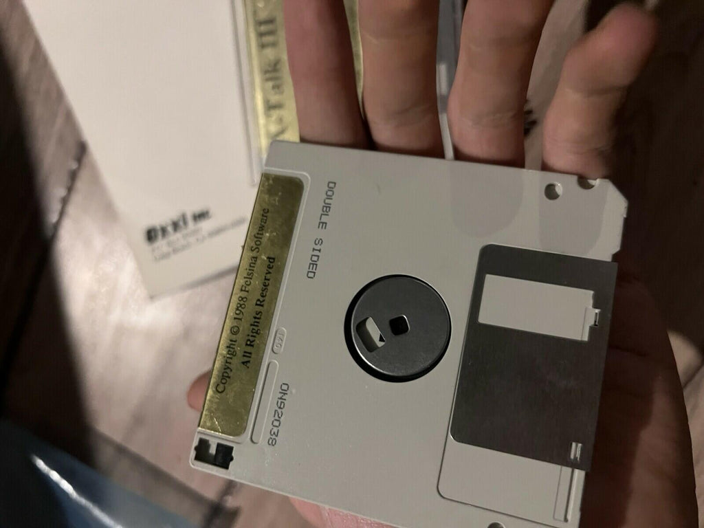 A-Talk III v1.2D Oxxi Felsina Data Telecommunications for Amiga