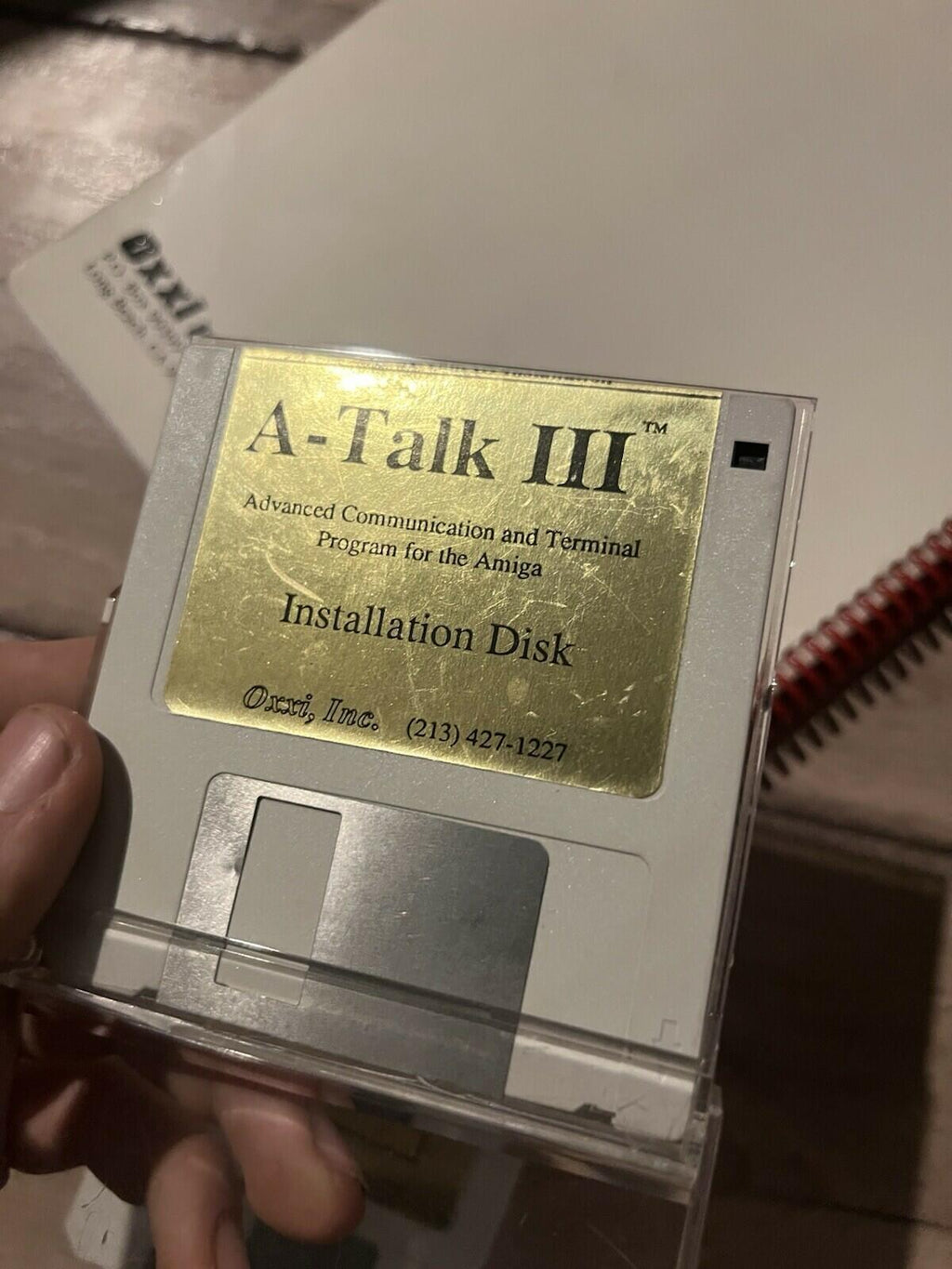 A-Talk III v1.2D Oxxi Felsina Data Telecommunications for Amiga