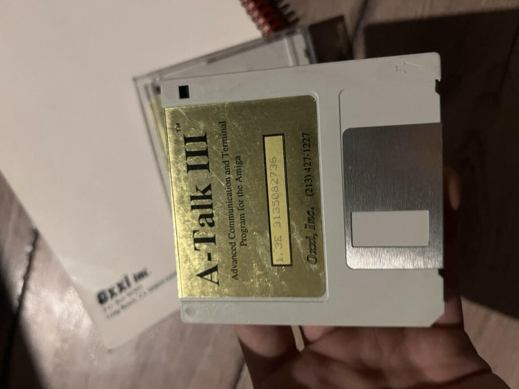 A-Talk III v1.2D Oxxi Felsina Data Telecommunications for Amiga