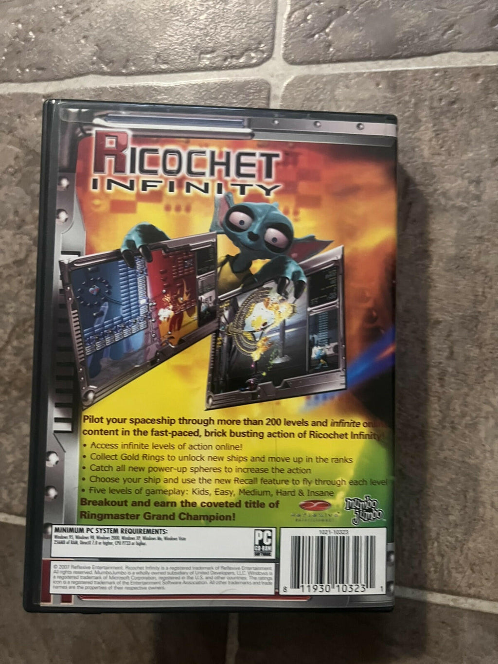 Ricochet Infinity (PC Windows XP, 2008) NO MANUAL