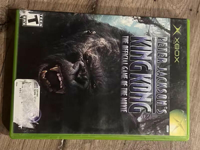 Peter Jackson's King Kong (Microsoft Xbox, 2005) NO MANUAL