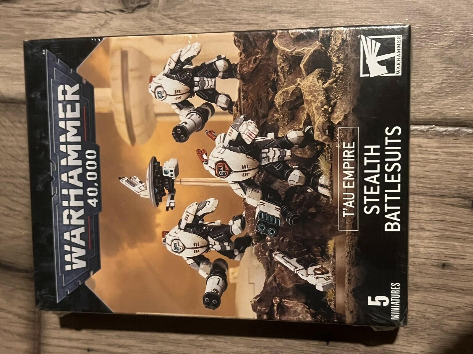 Warhammer 40K T'au Empire Stealth Battlesuits BRAND NEW SEALED