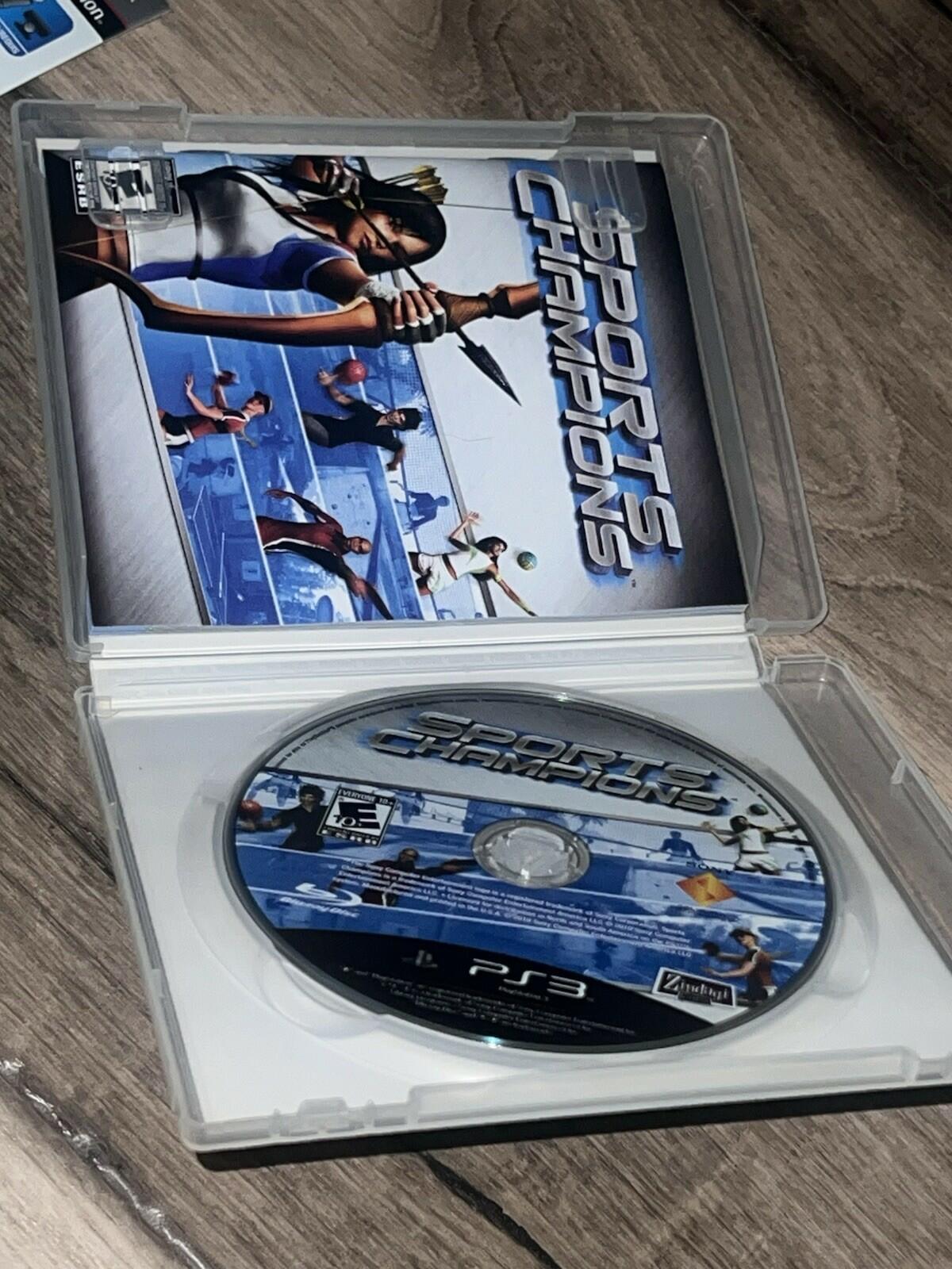 PlayStation3 PS3 Move Sports Champion Bundle Motion Controller Camera+ Demo Disc