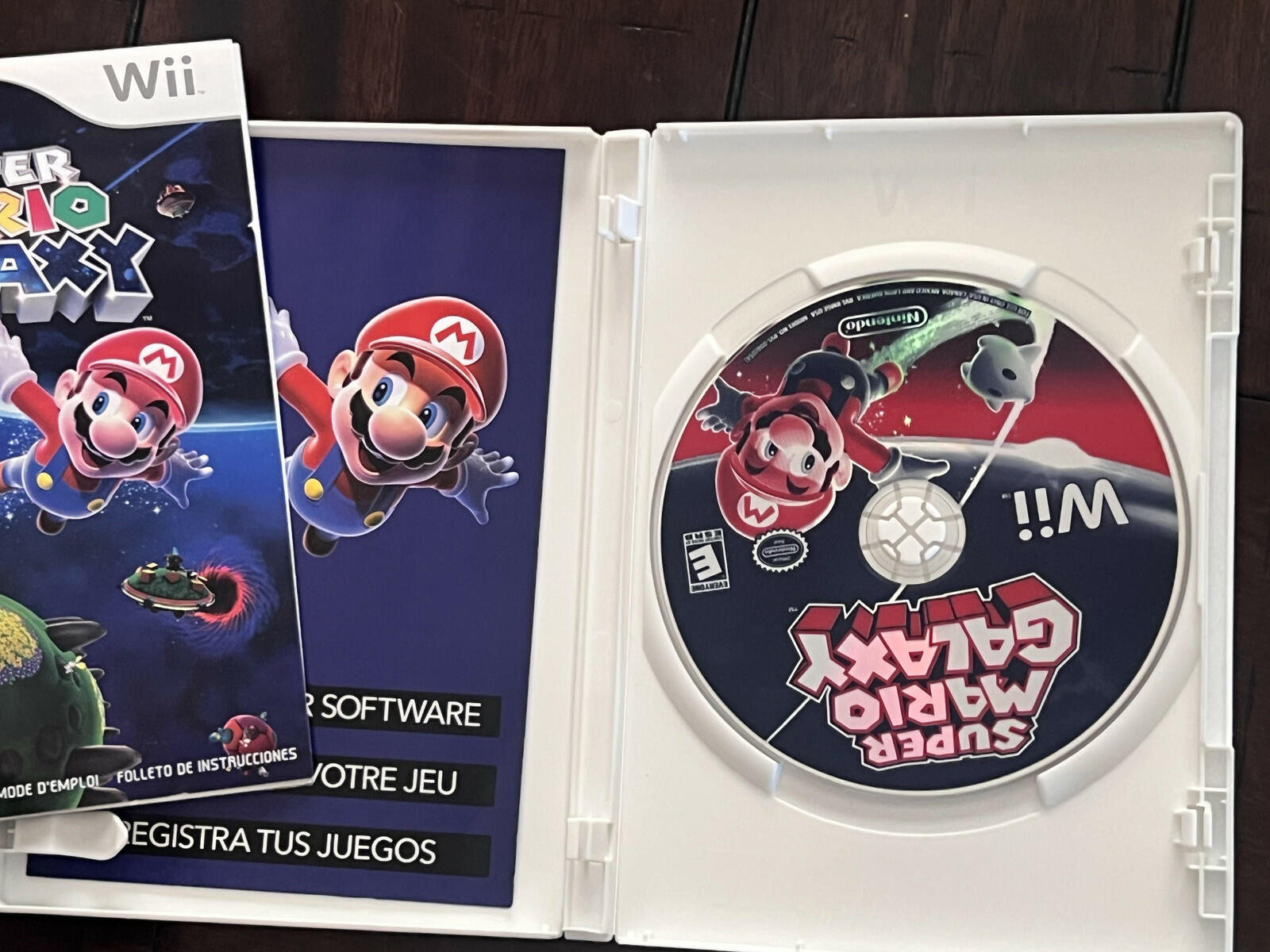 Super Mario Galaxy (Nintendo Wii, 2007) CIB COMPLETE