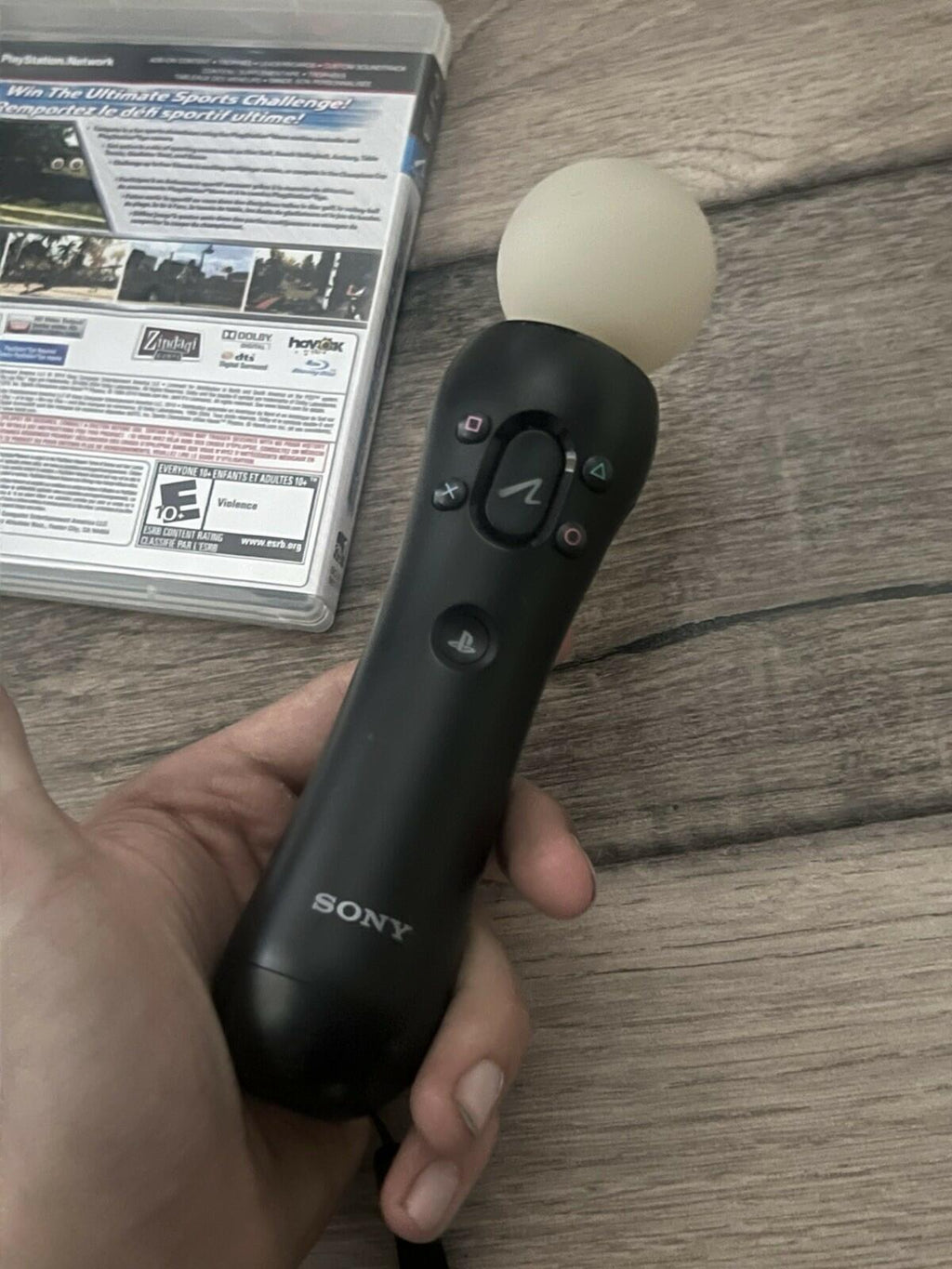 PlayStation3 PS3 Move Sports Champion Bundle Motion Controller Camera+ Demo Disc