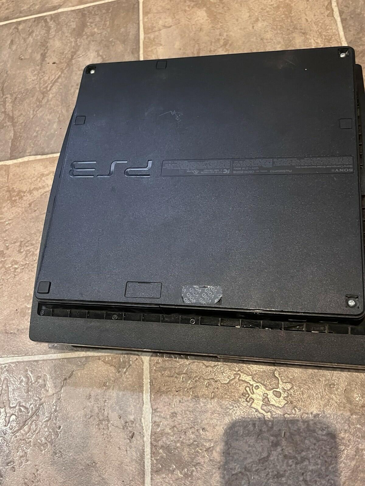 Sony PlayStation 3 Slim PS3 250GB Black Console Gaming System Only CECH-2001B