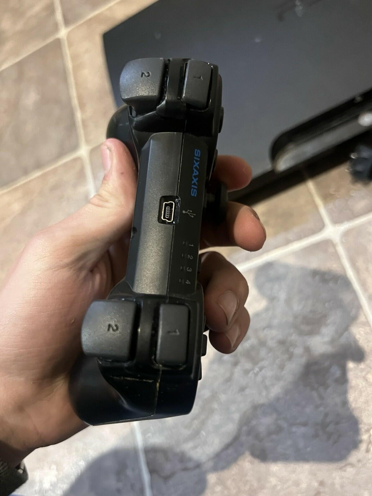 Sony PlayStation 3 Slim PS3 250GB Black Console Gaming System Only CECH-2001B