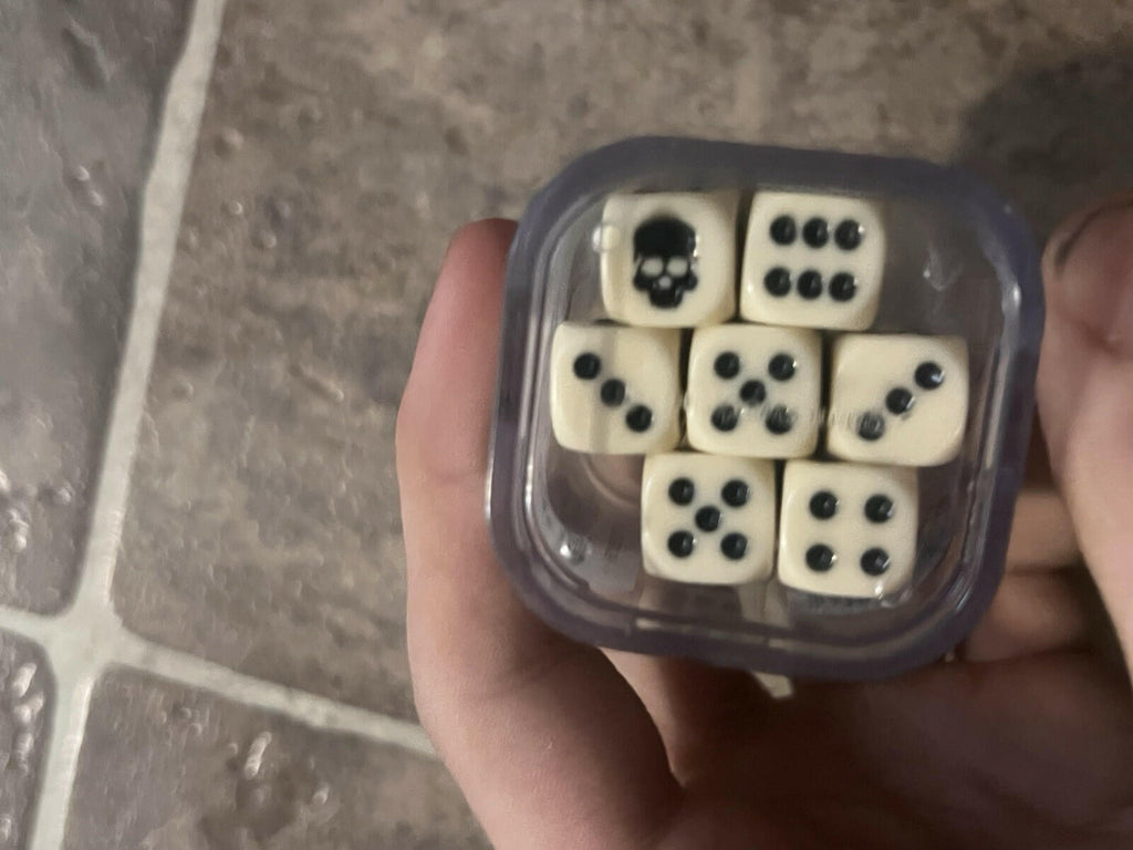 Warhammer Age of Sigmar Ivory Dice BRAND NEW SEALED