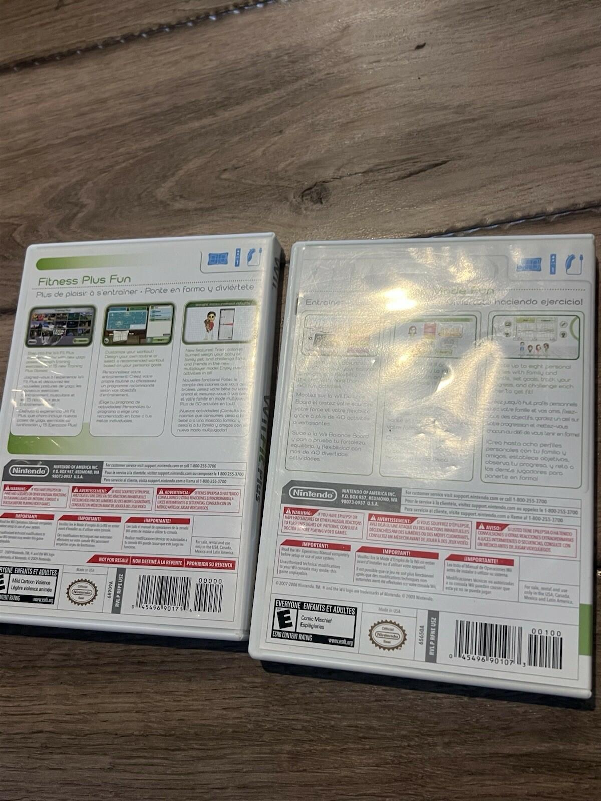 Nintendo Wii Fit Plus With Balance Board and Both Games Tested