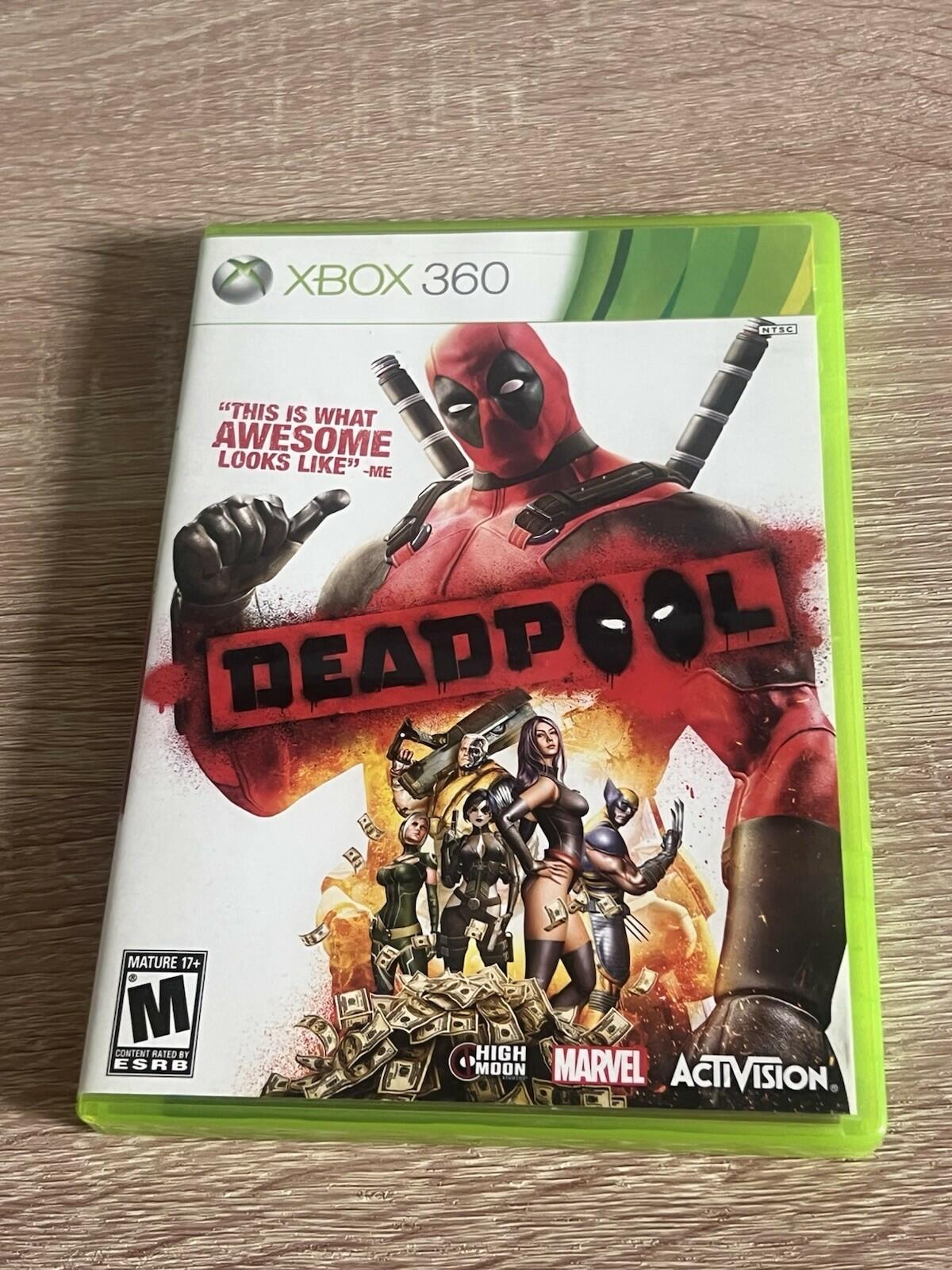 Deadpool (Microsoft Xbox 360, 2013) CASE AND MANUAL ONLY