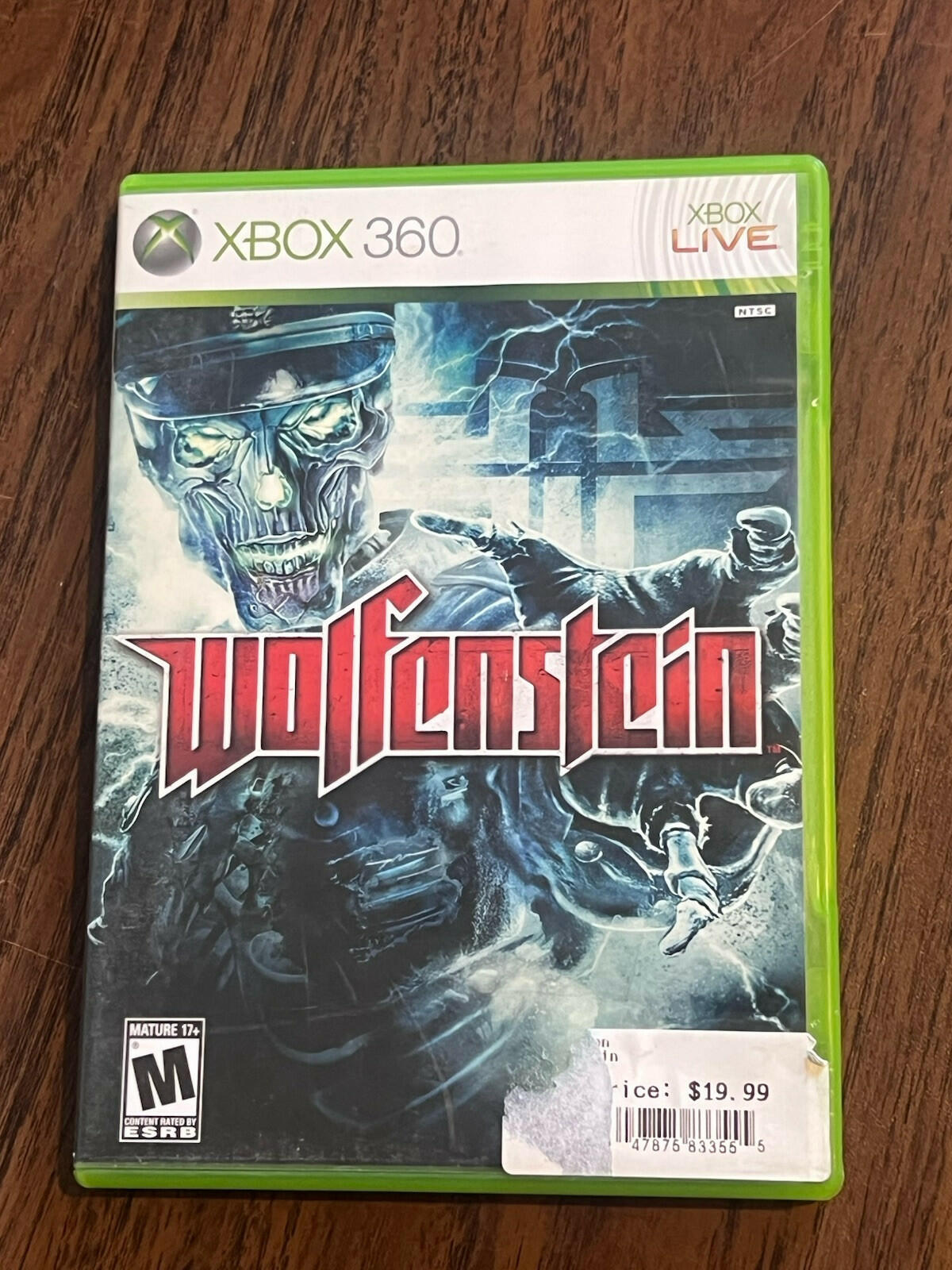 Wolfenstein (Microsoft Xbox 360, 2009) CIB COMPLETE IN BOX