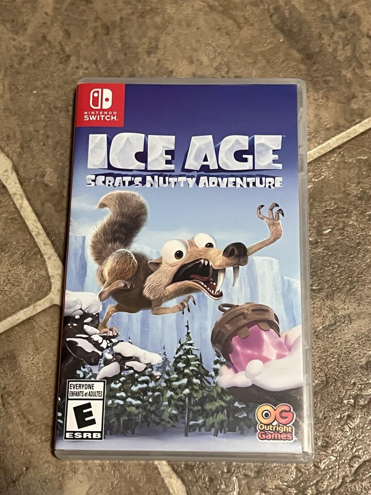 Ice Age: Scrat's Nutty Adventure (Nintendo Switch, 2019) CASE ONLY NO GAME