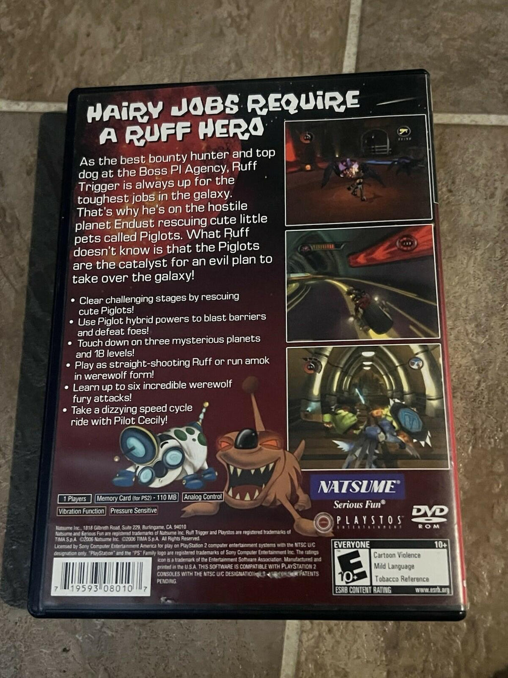 Ruff Trigger the Vanocore Conspiracy (Sony Playstation 2 PS2, 2006) CIB COMPLETE