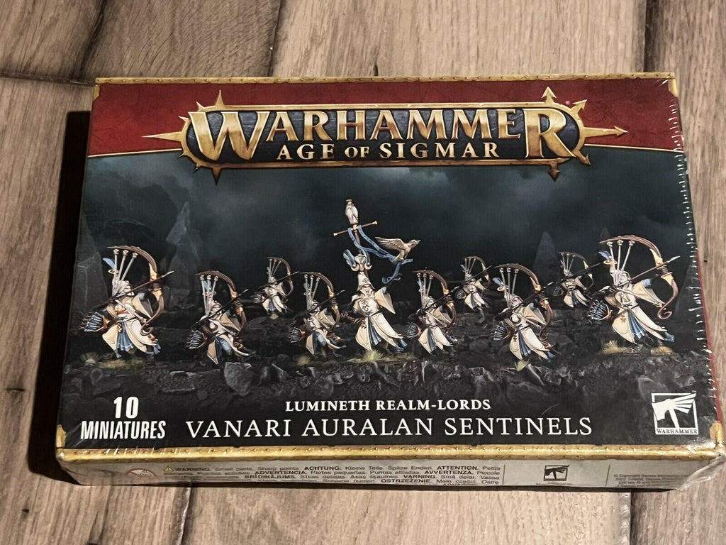 Lumineth Realm-Lords Vanari Auralan Sentinels 87-58 Warhammer BRAND NEW SEALED