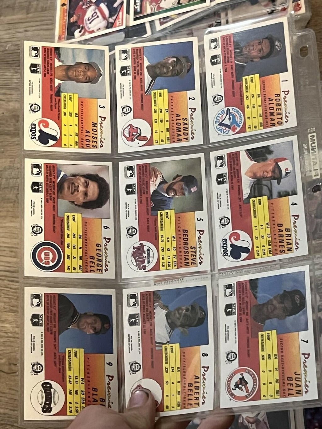 1991 O-Pee-Chee OPC Premier MLB Baseball Complete 132 Card Set, High Grade