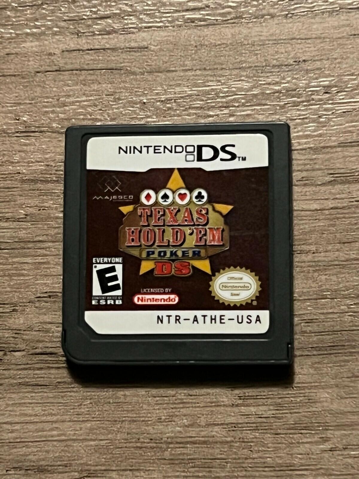 Texas Hold'em Poker (Nintendo DS, 2005) CART ONLY