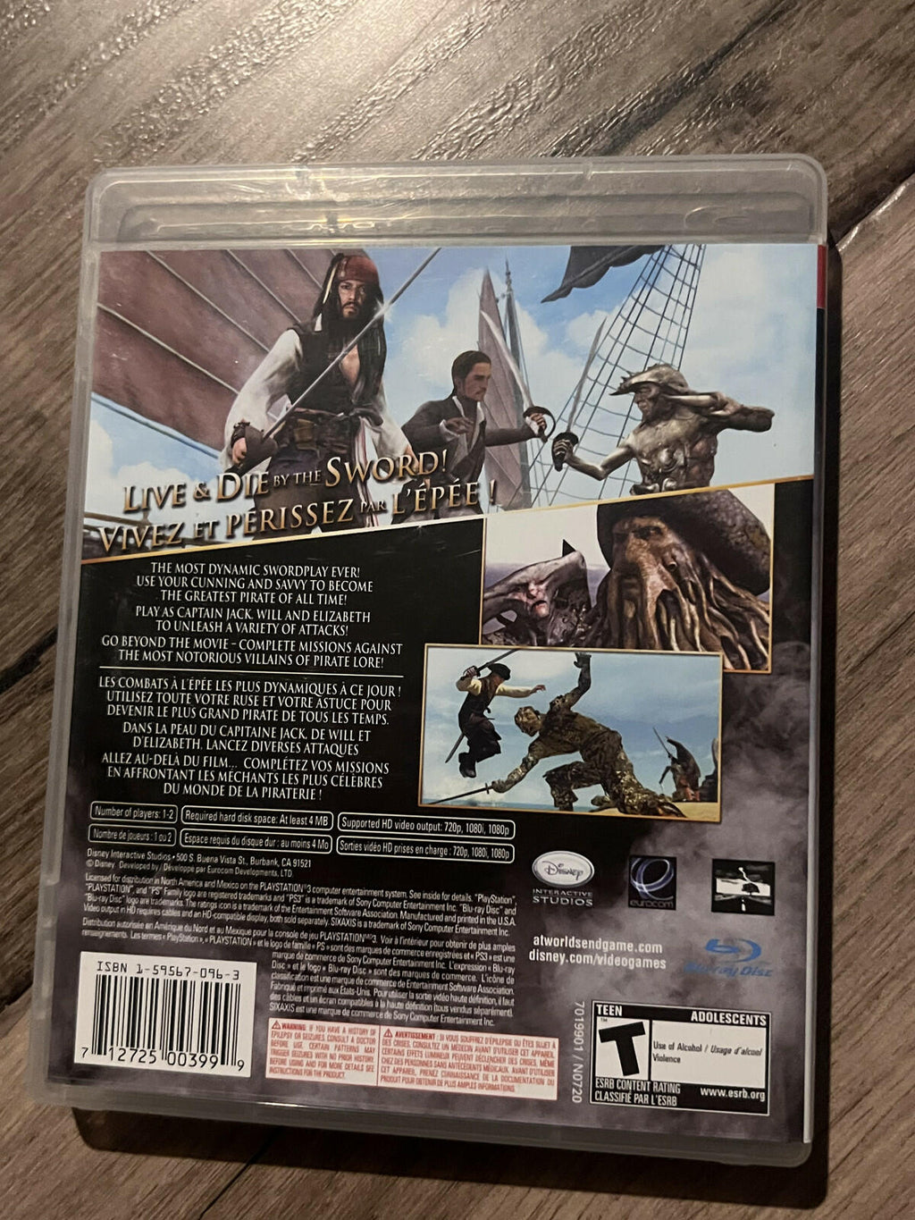Pirates of the Caribbean At World's End (Playstation 3, 2007) CIB COMPLETE