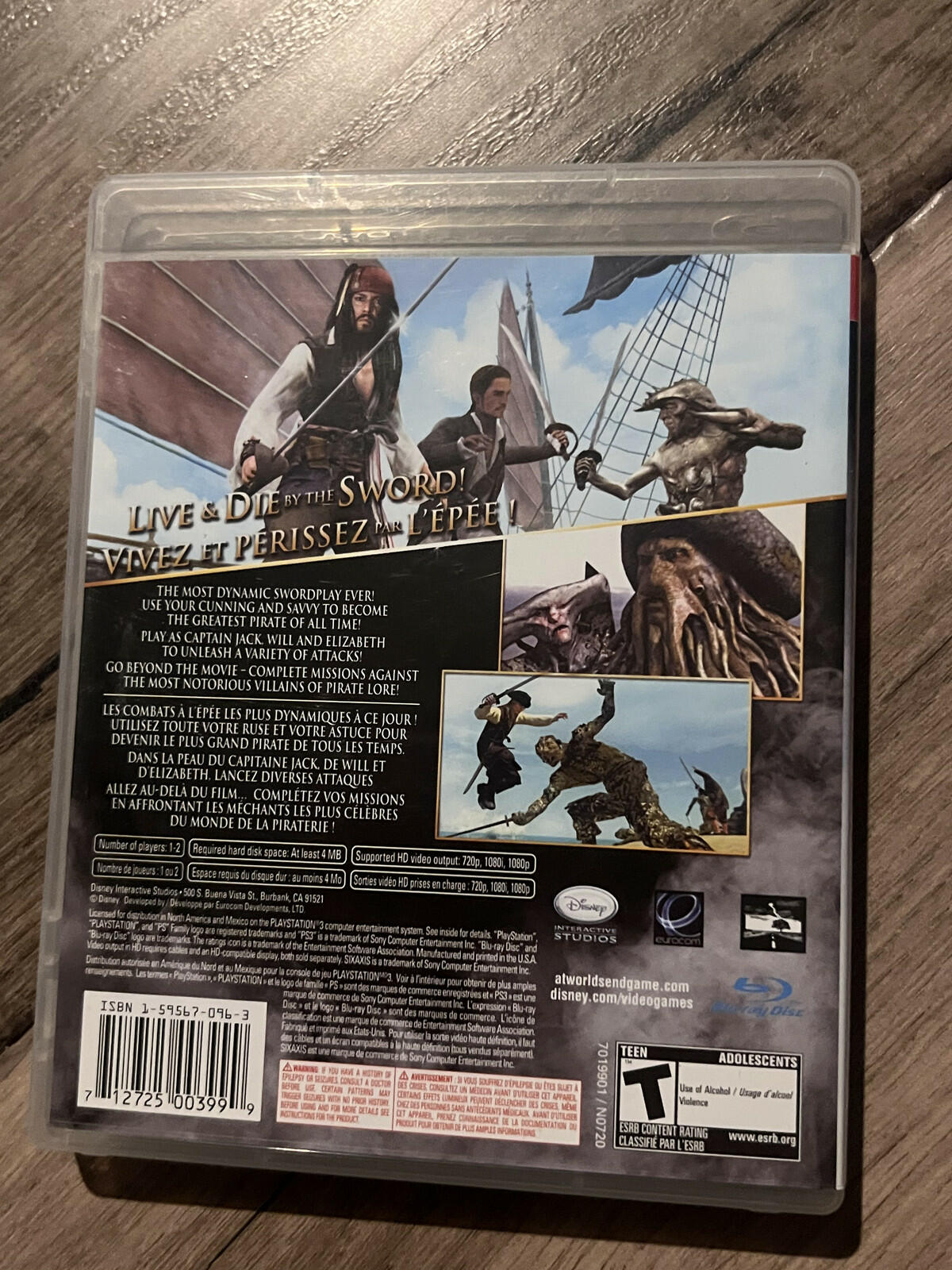 Pirates of the Caribbean At World's End (Playstation 3, 2007) CIB COMPLETE