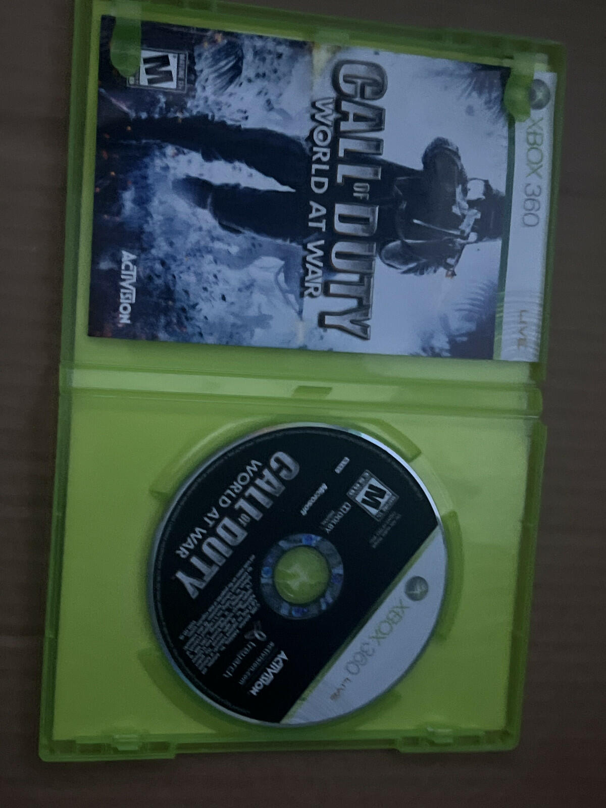 Call of Duty World at War (Microsoft Xbox 360, 2008) CIB COMPLETE