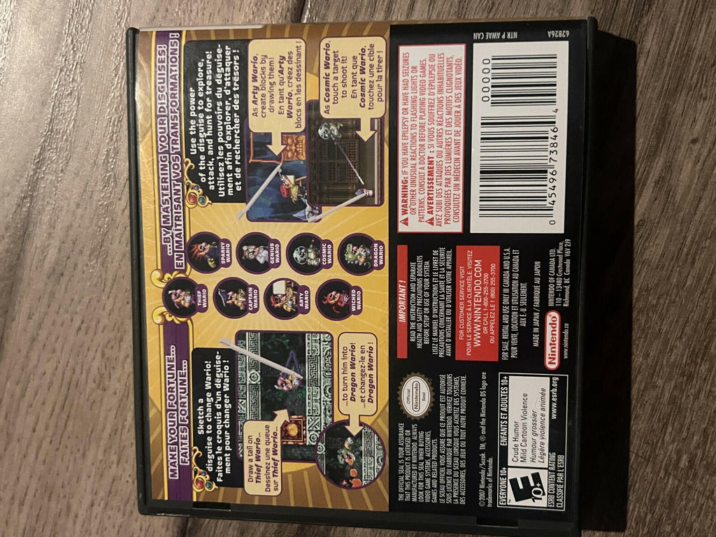 Wario Master of Disguise (Nintendo DS, 2007) CIB COMPLETE WITH INSERTS