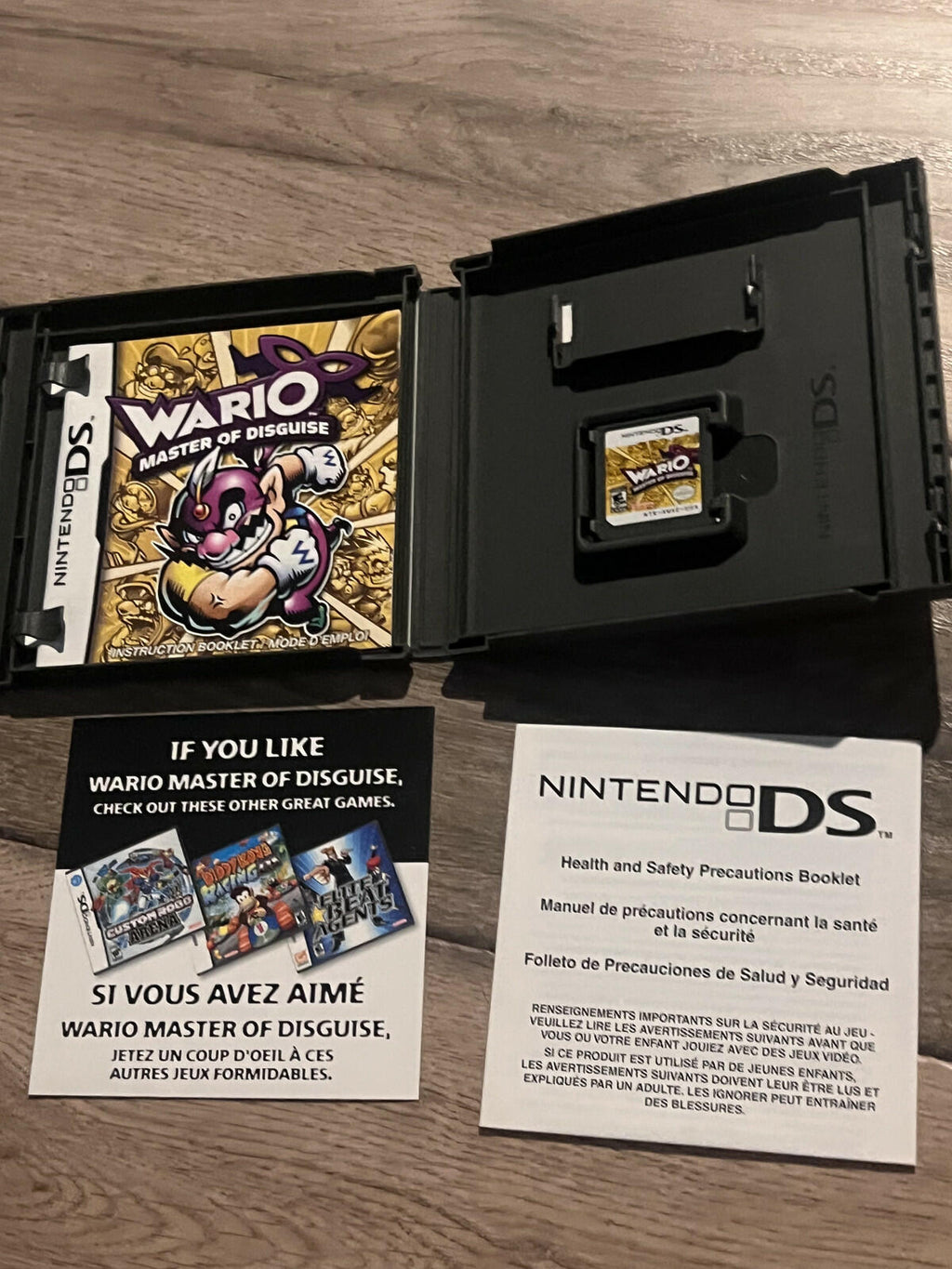Wario Master of Disguise (Nintendo DS, 2007) CIB COMPLETE WITH INSERTS