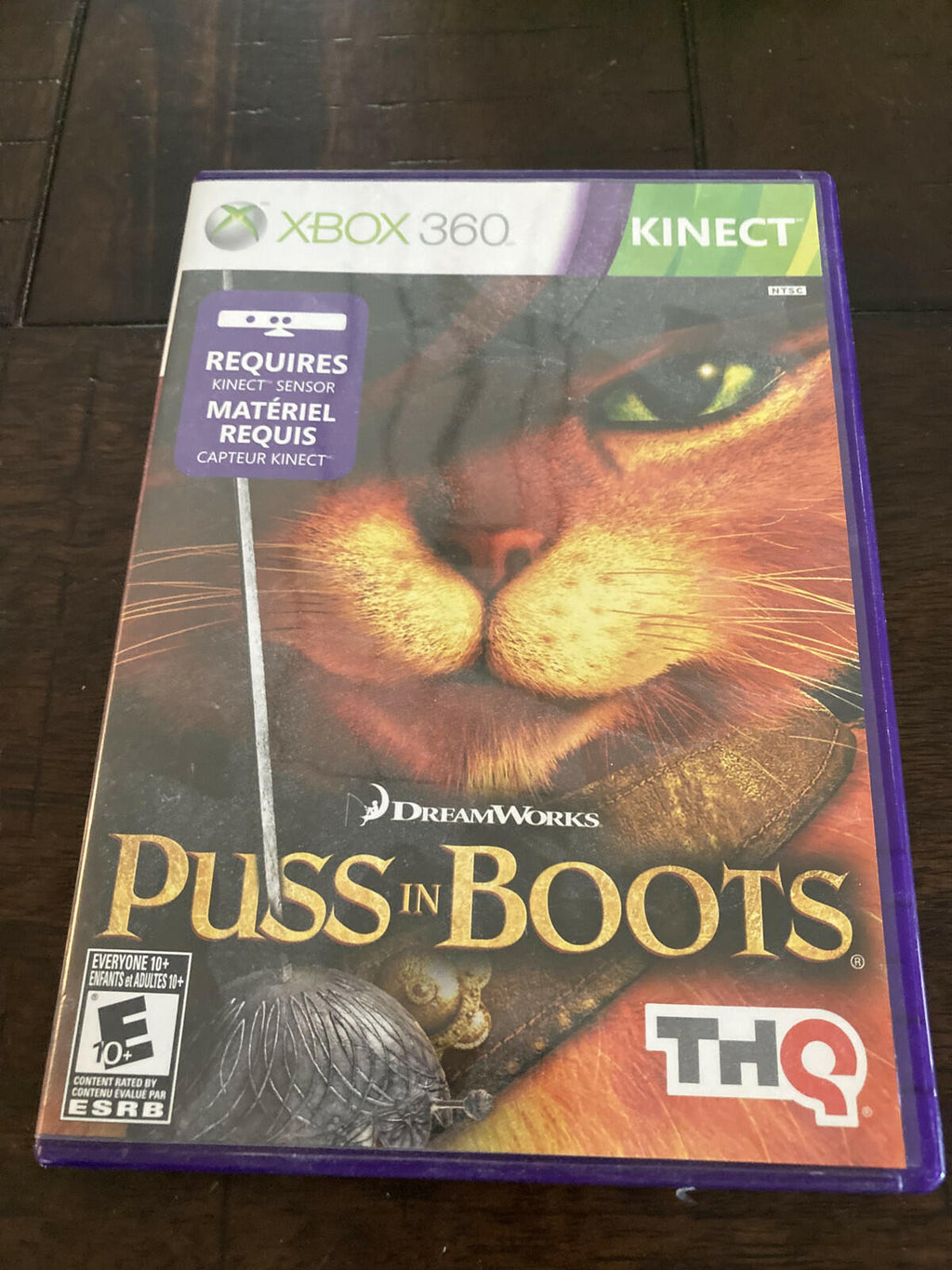 Puss In Boots (Microsoft Xbox 360, 2011) CIB COMPLETE