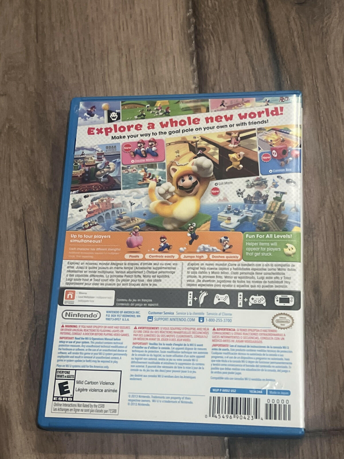 Super Mario 3D World: Nintendo Selects (Nintendo Wii U, 2013) CIB