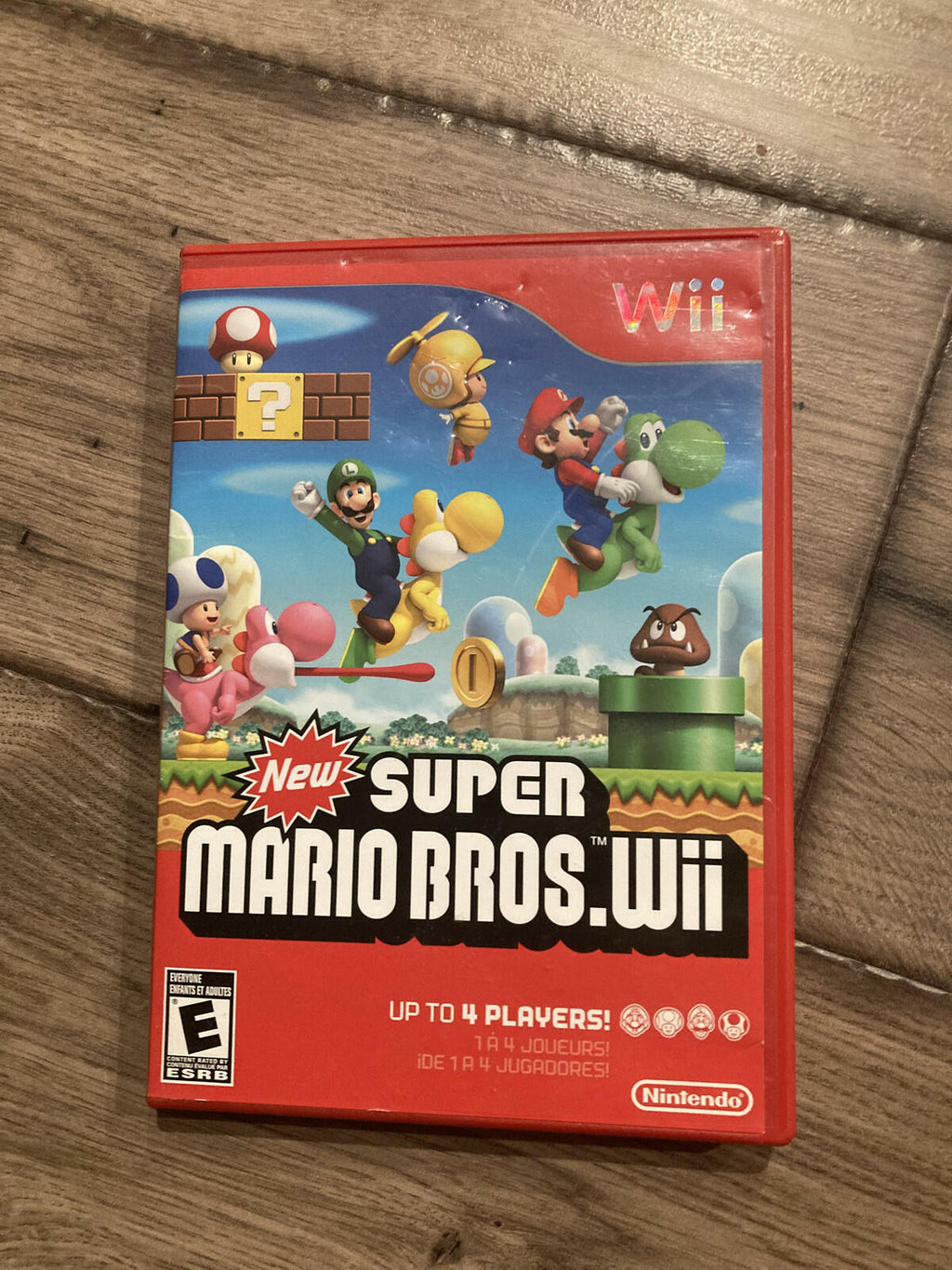 New Super Mario Bros. Wii (Nintendo Wii, 2009) NO MANUAL