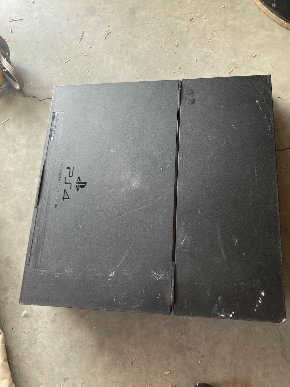 Sony PlayStation 4 PS4 500GB Black Console Only CUH-1001A Could Be Broken
