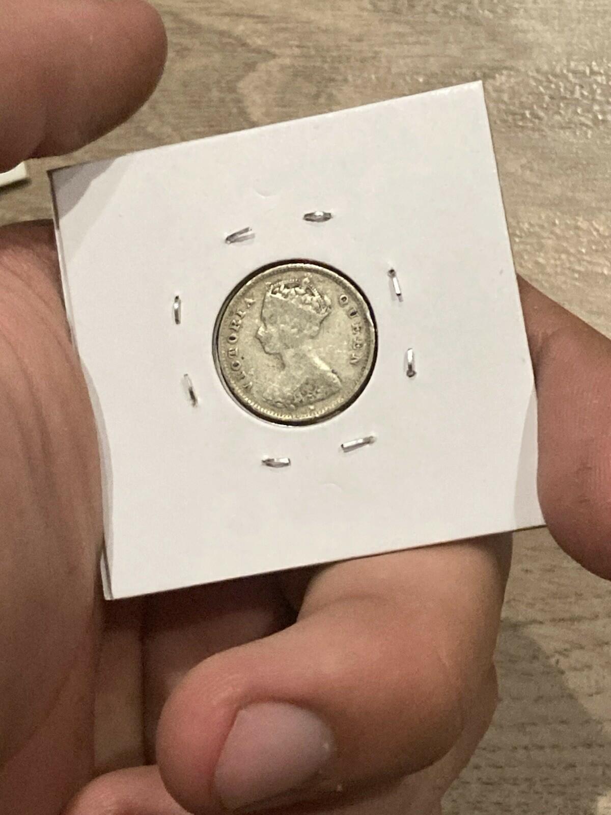1897 Hong Kong Silver 10 Cents