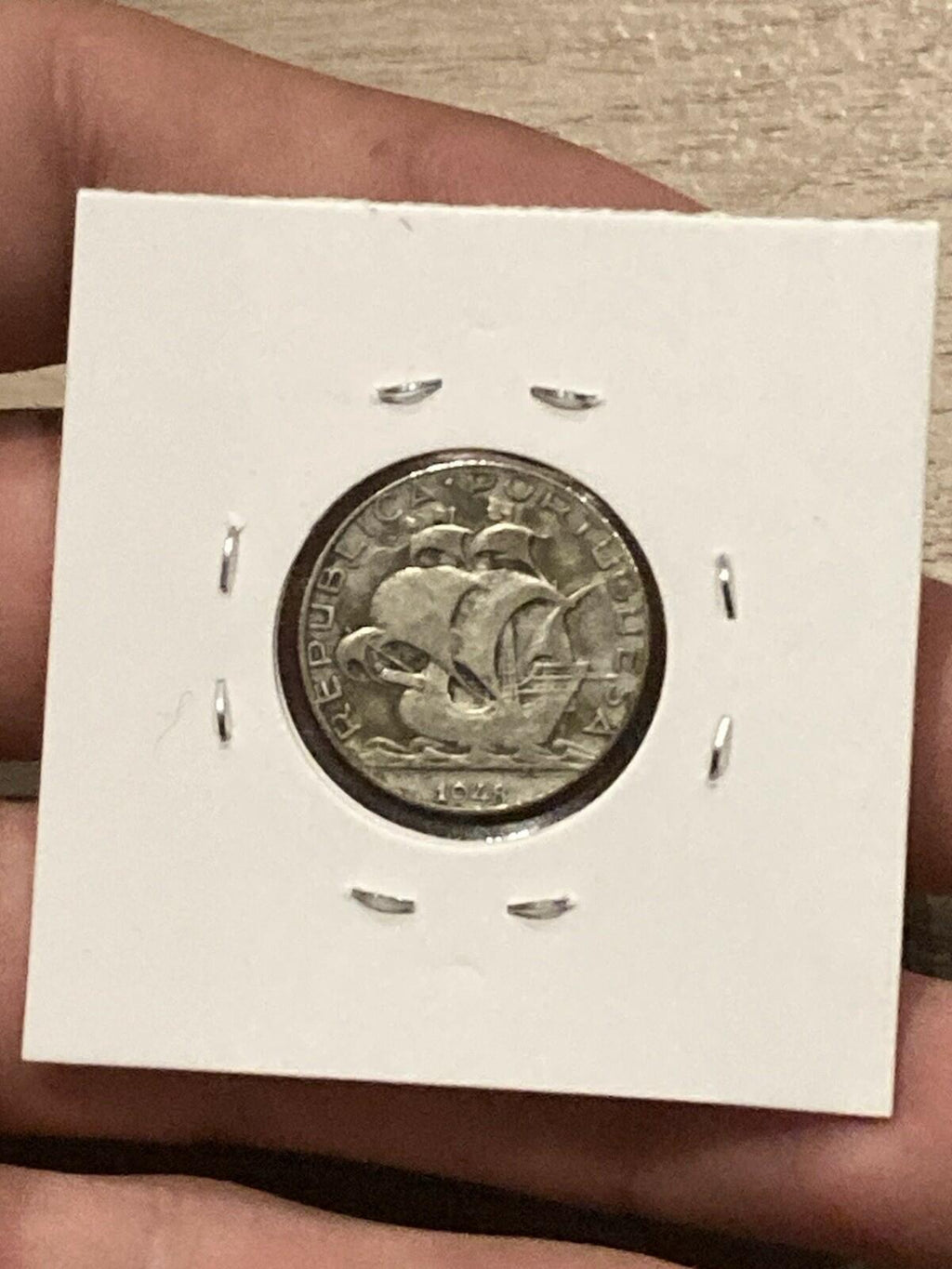1948 Portugal 2.5 Escudos Silver Coin