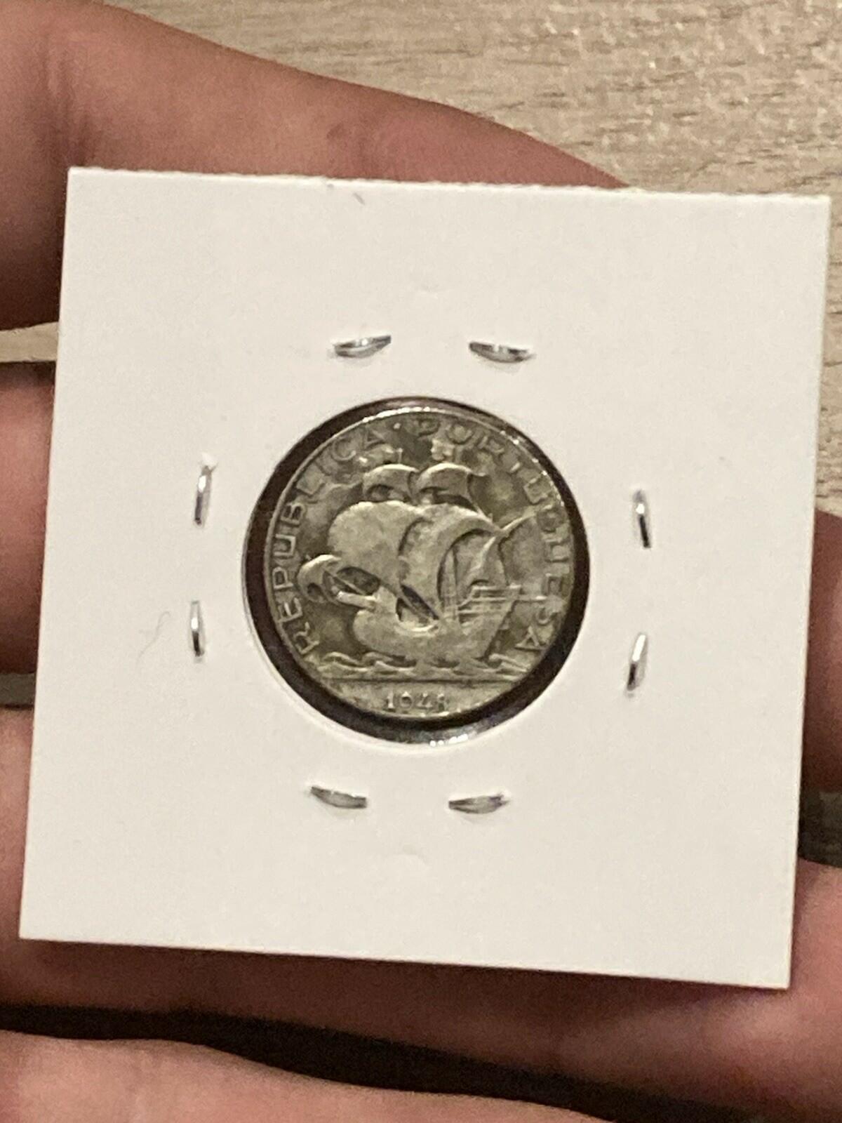 1948 Portugal 2.5 Escudos Silver Coin