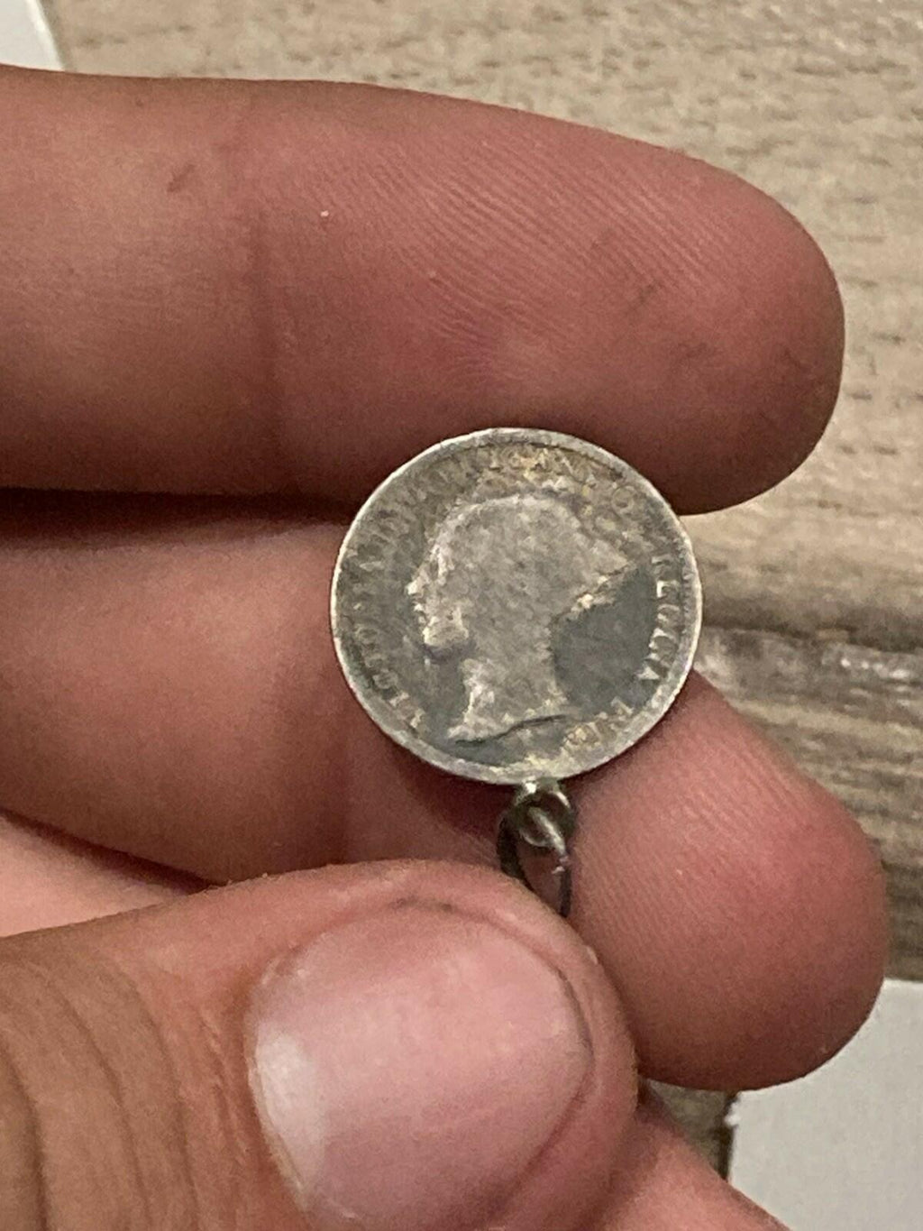 1875 Great Britain Victoria Sterling Silver Threepence