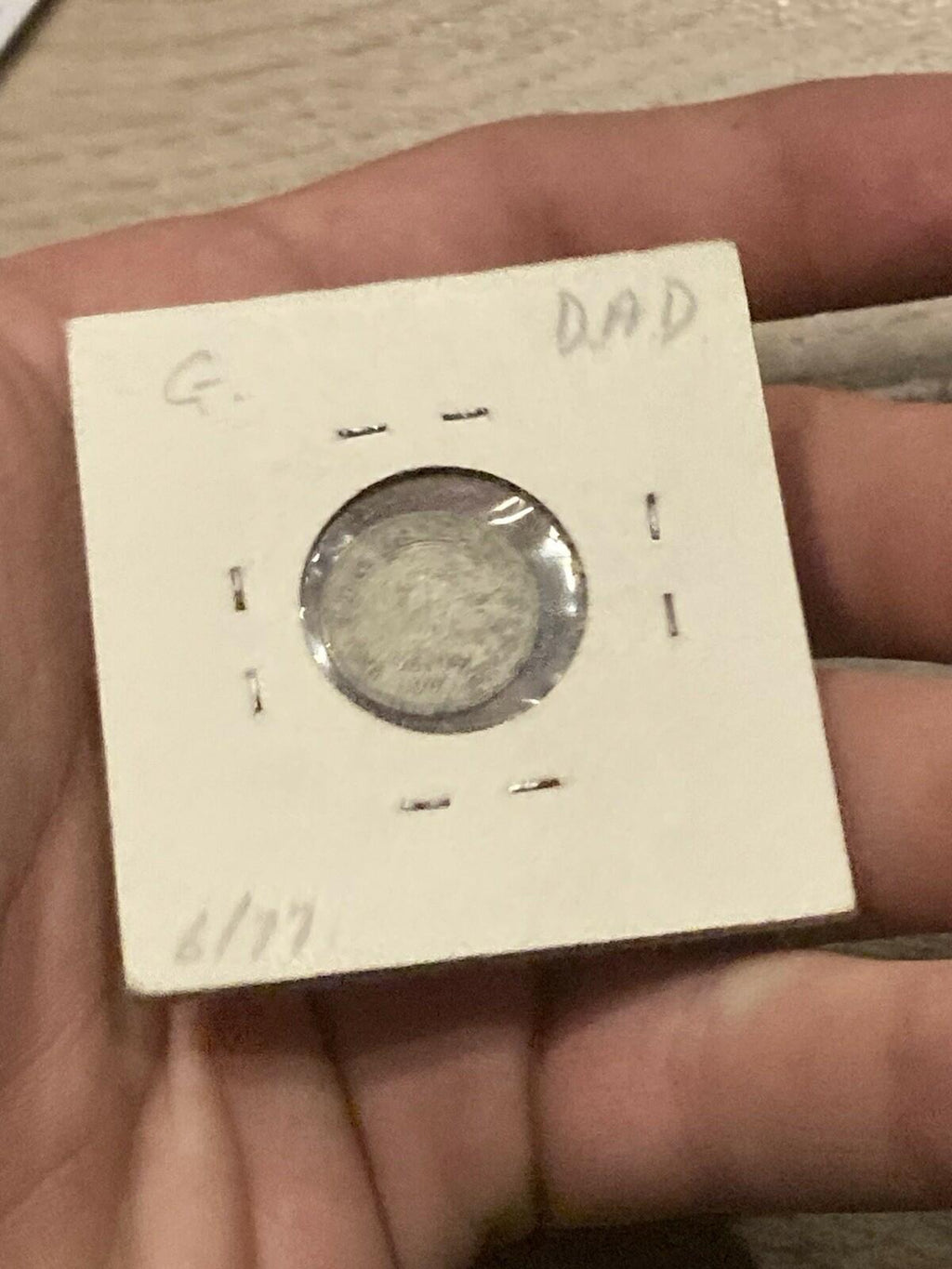 1900 Ceylon 10 Cents Silver Coin