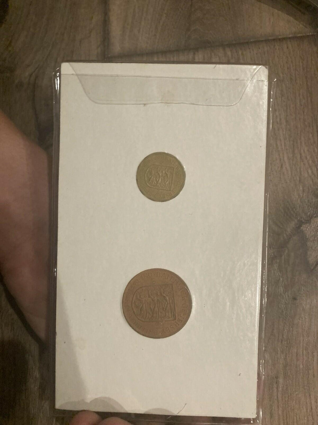 1964 Jersey Penny & Three Penny Coin Set, Modern Uncirculated Type Set