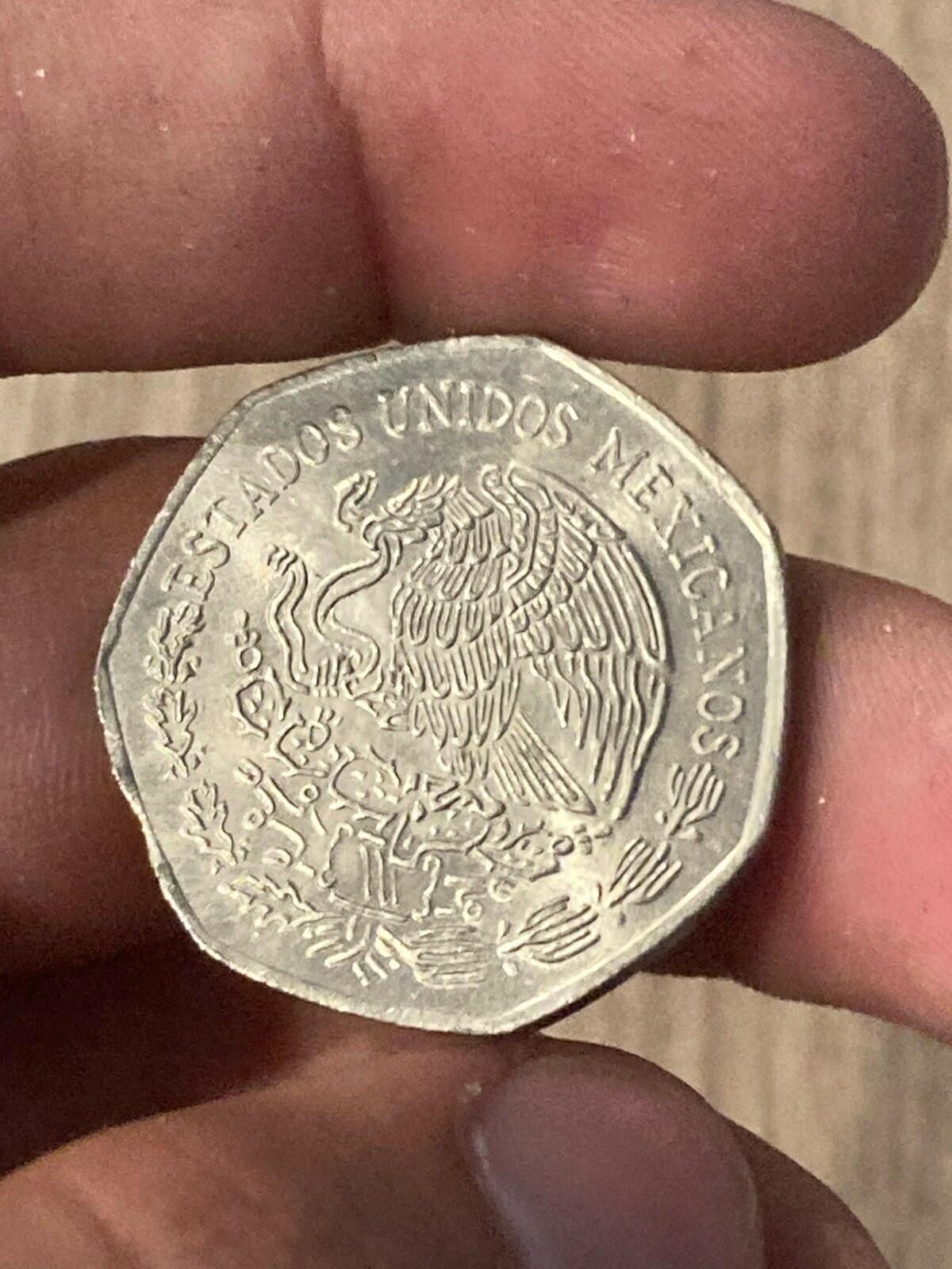 1979 Mexico Diez 10 Pesos Coin 7 Sides Mexico Money World Coins Money