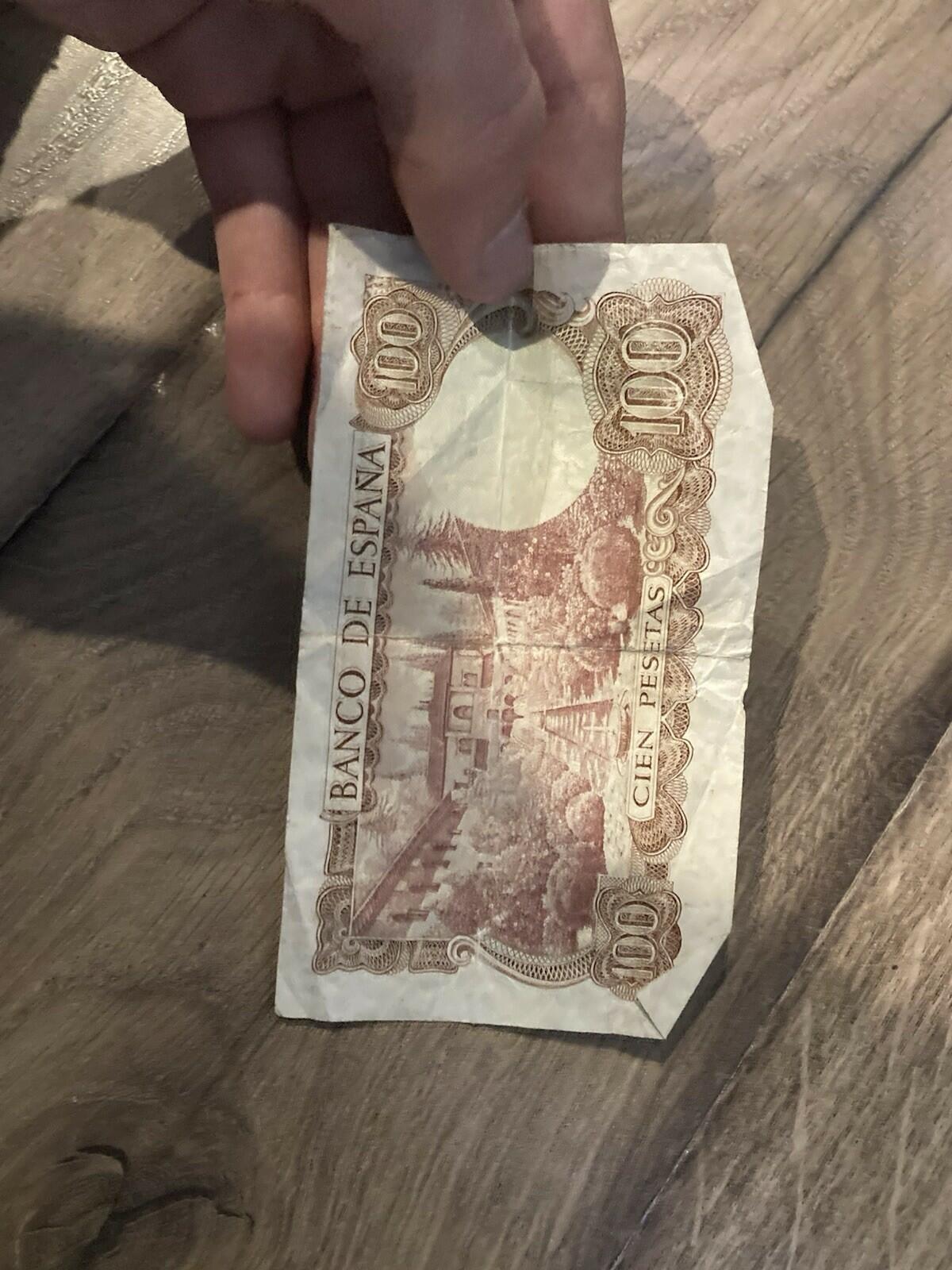 1970 Spain 100 Pesos bank note