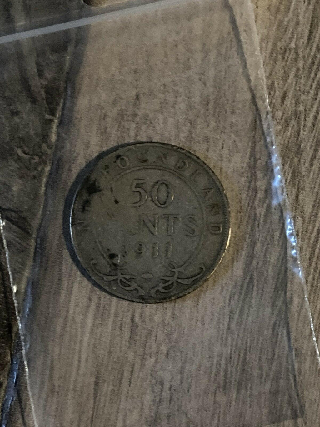 1911 Newfoundland Silver 50 Cents