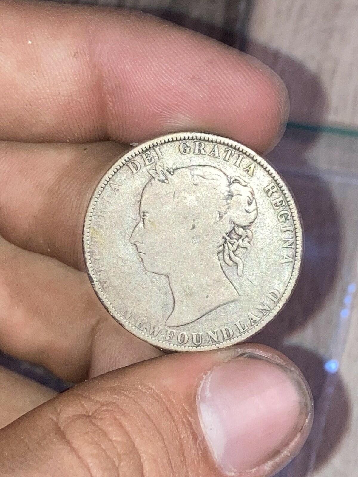 1896 Newfoundland Silver 50 Cents