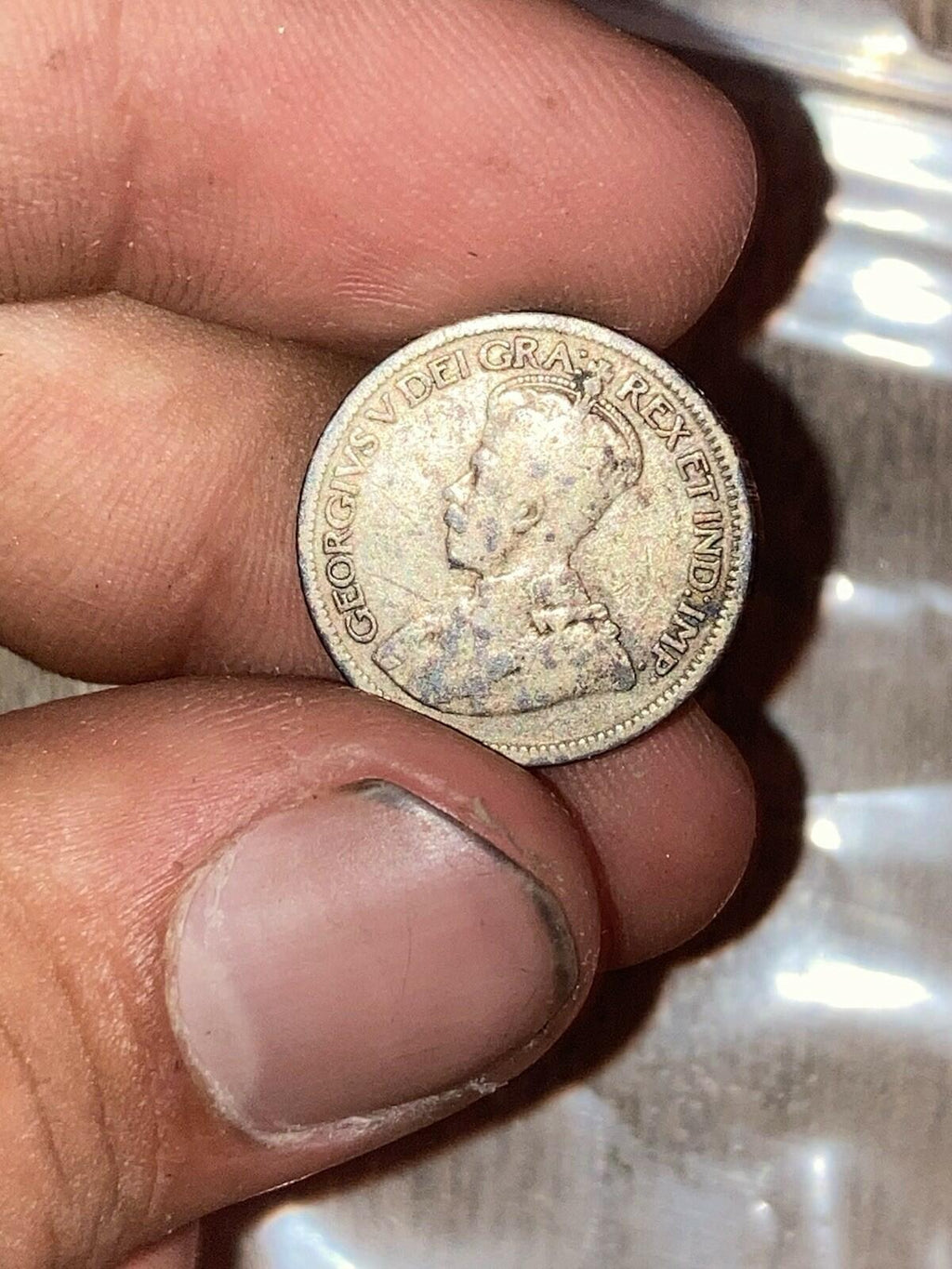 1912 Canada Newfoundland Silver Ten Cents Coin Dime 10 cents 10c