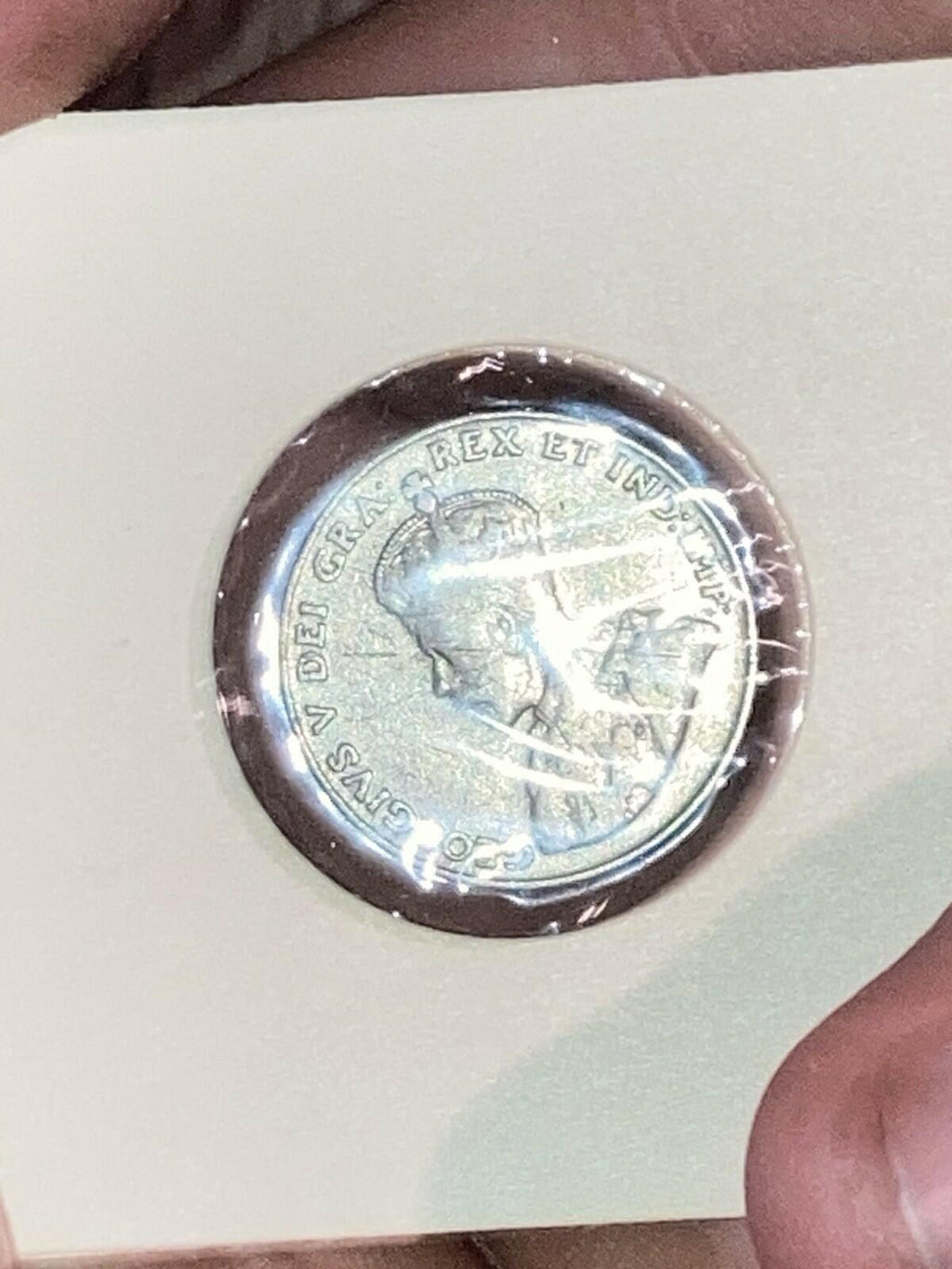 1930 Canada 5 Cents Nickel Coin, King George V