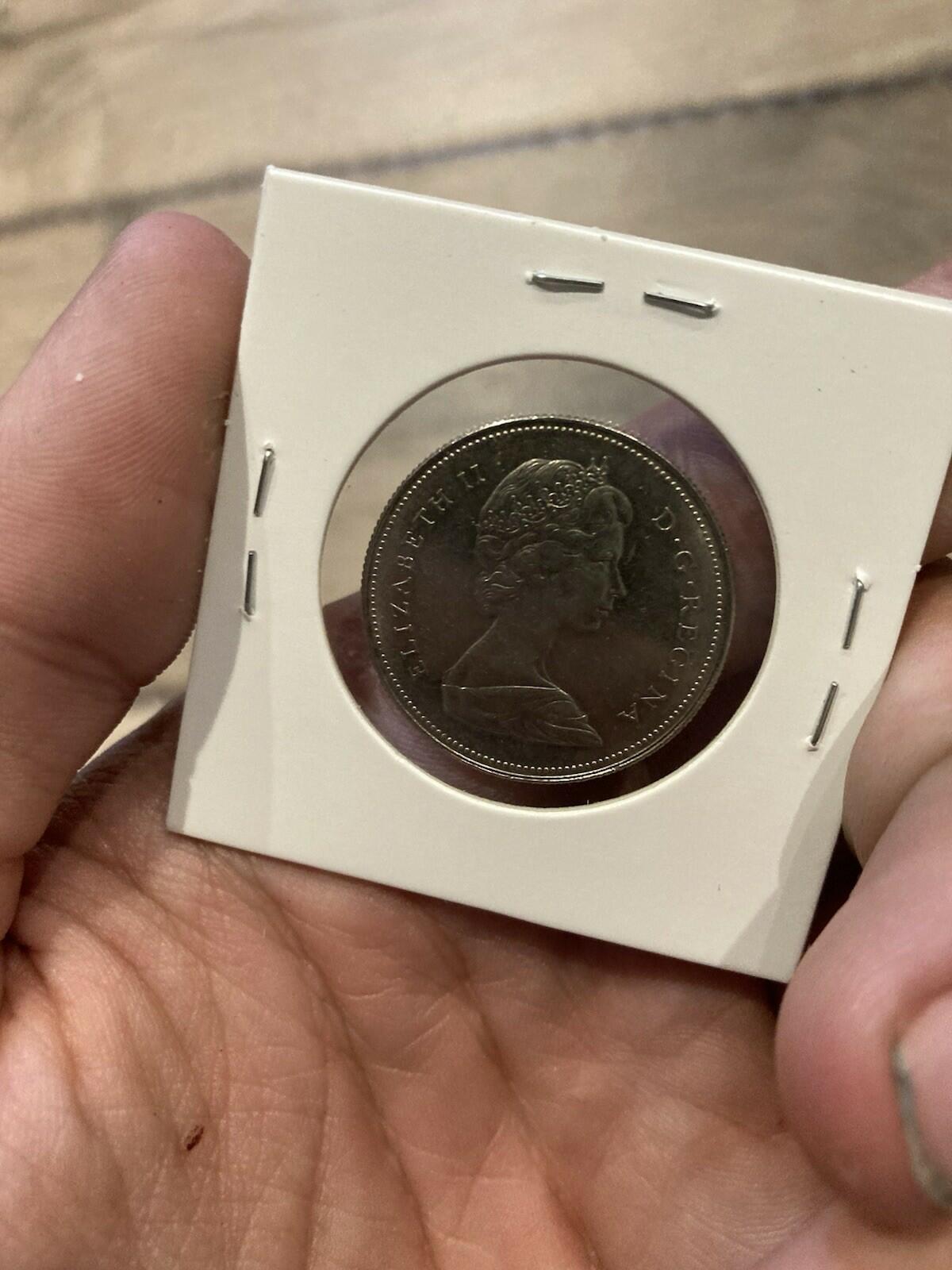 1976 Canadian Nickel Half Dollar 50 Cent Coin Canada