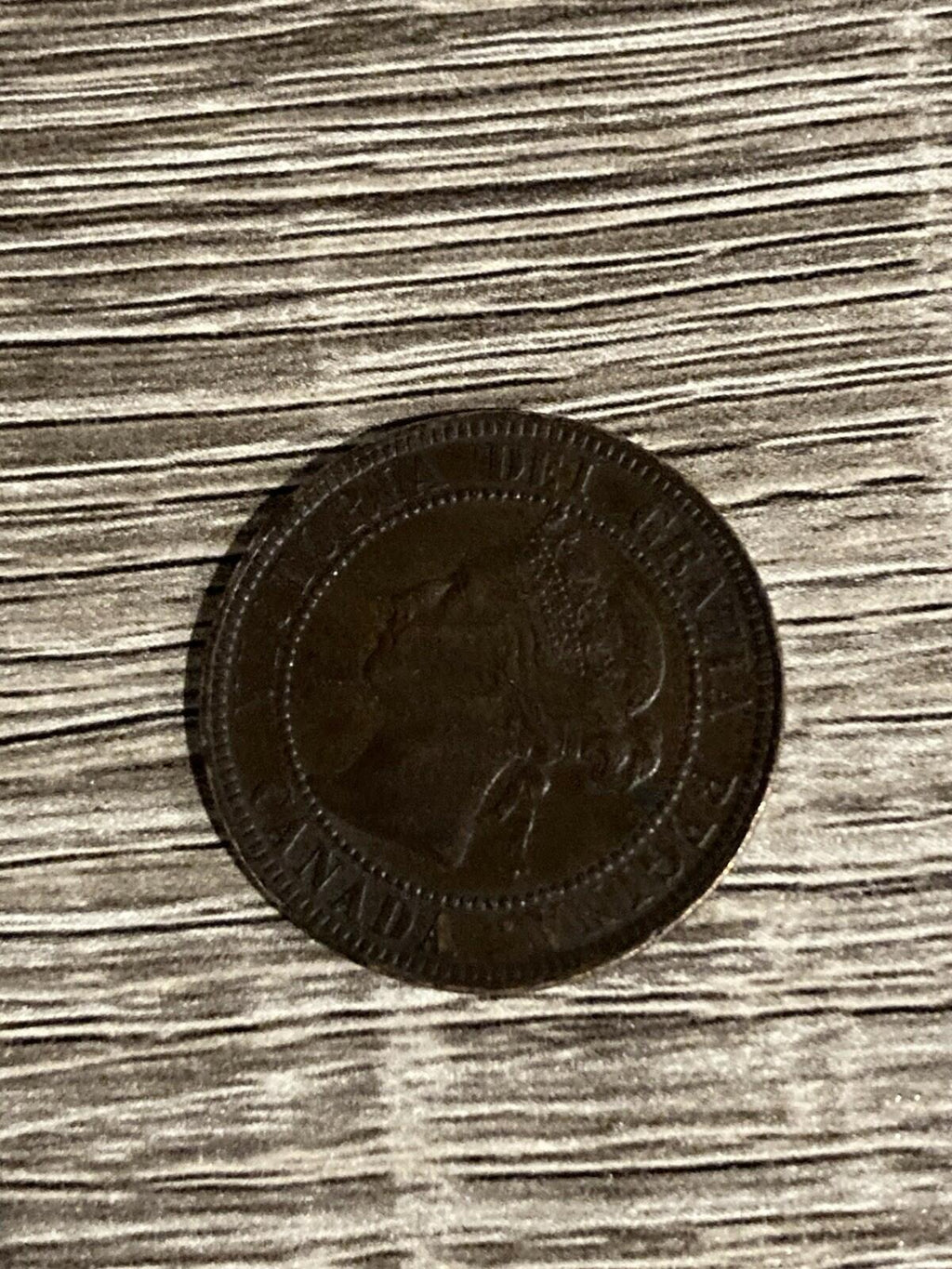 1901 Canada 1 Cent Large Penny
