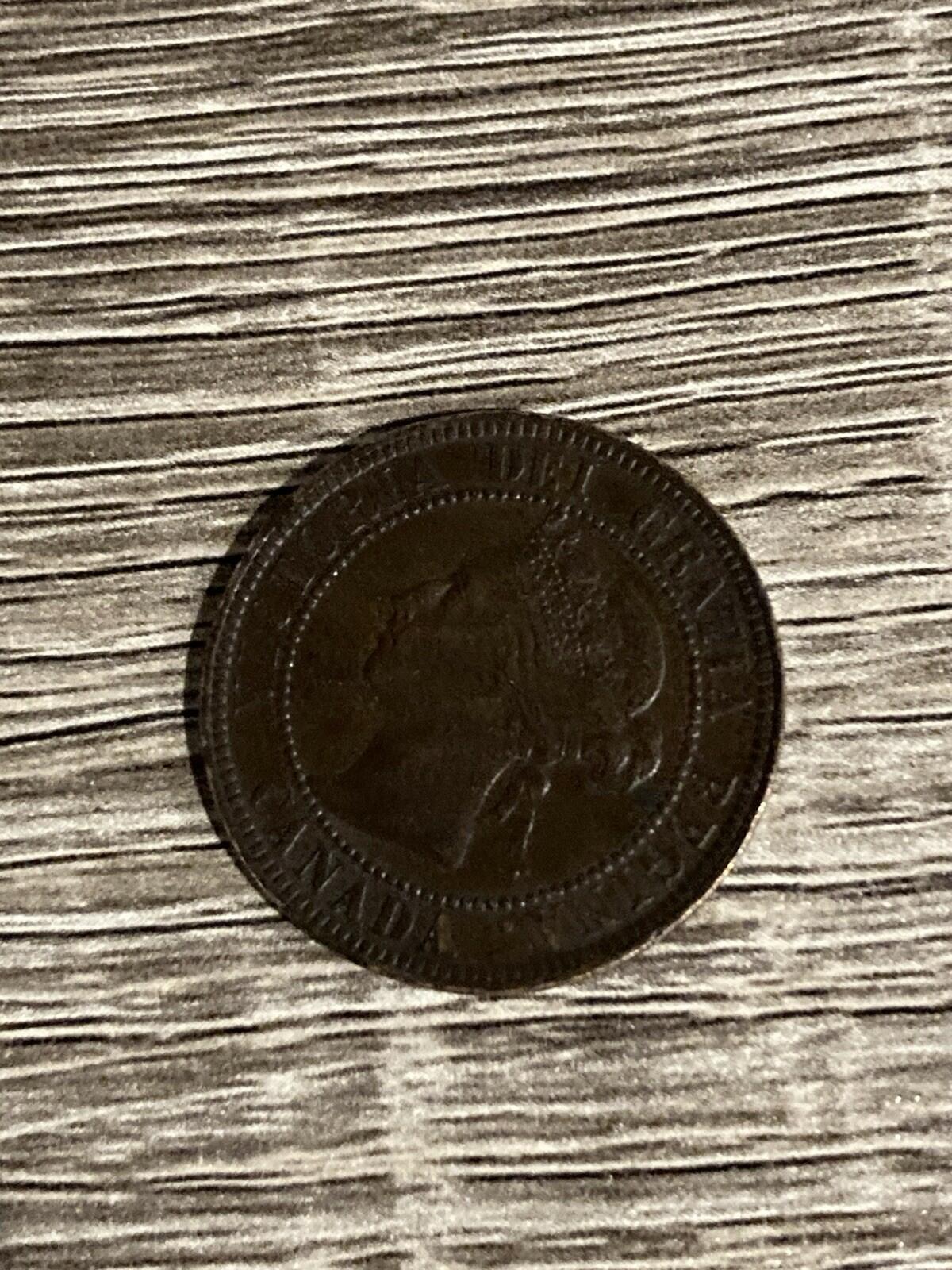1901 Canada 1 Cent Large Penny