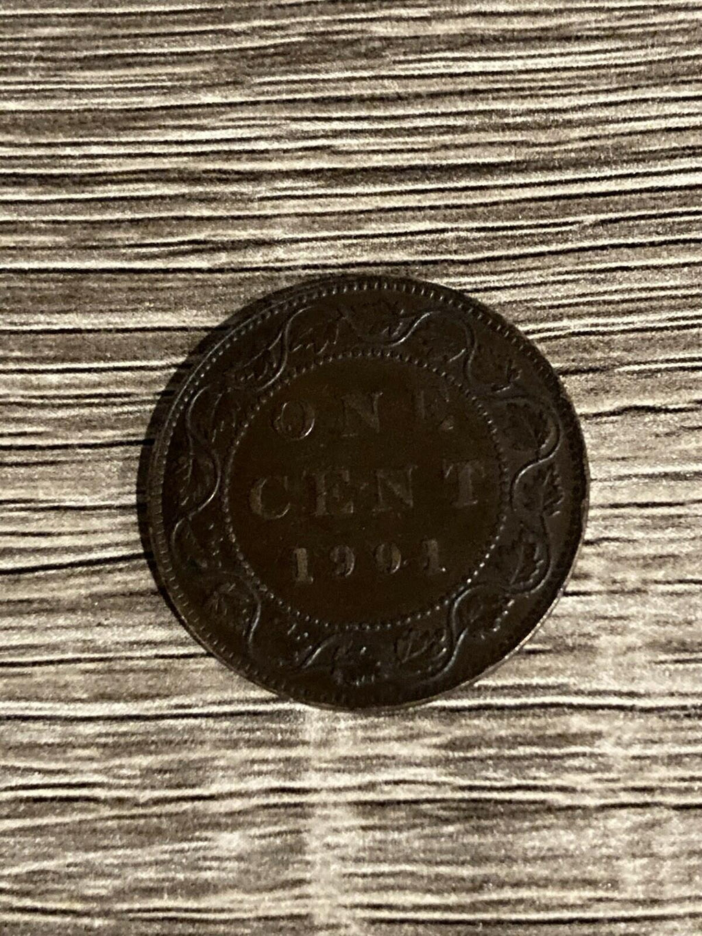 1901 Canada 1 Cent Large Penny