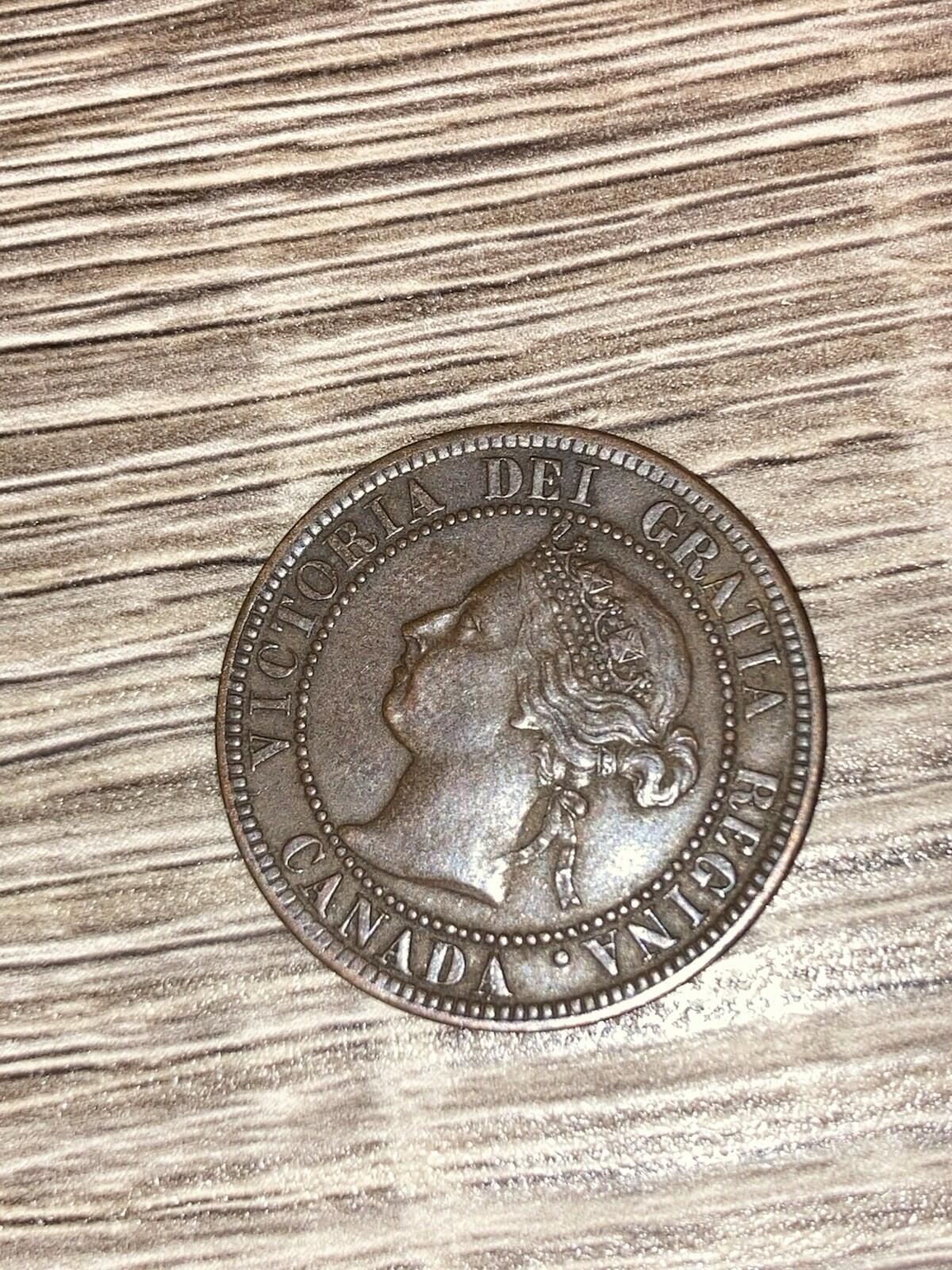 1893 Canada Large Cent Queen Victoria
