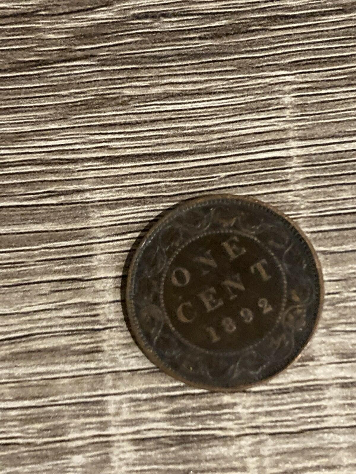 1893 Canada Large Cent Queen Victoria