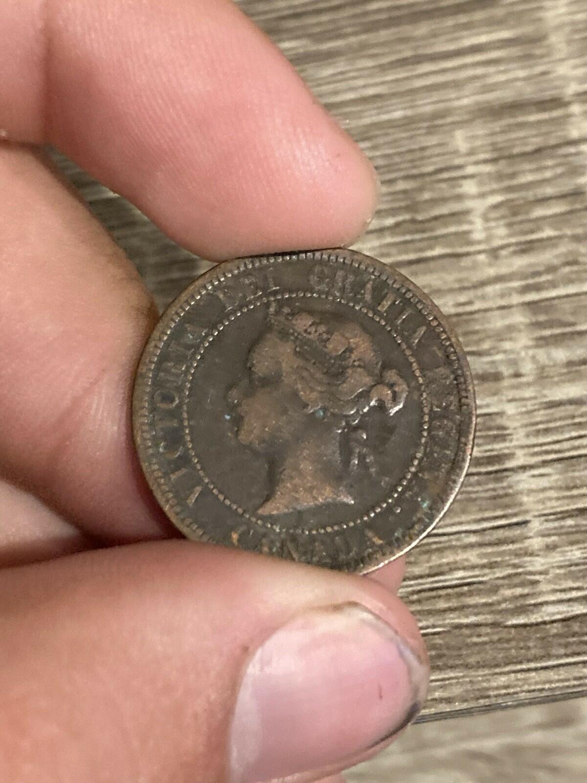 1881 H Canada Large Cent Queen Victoria
