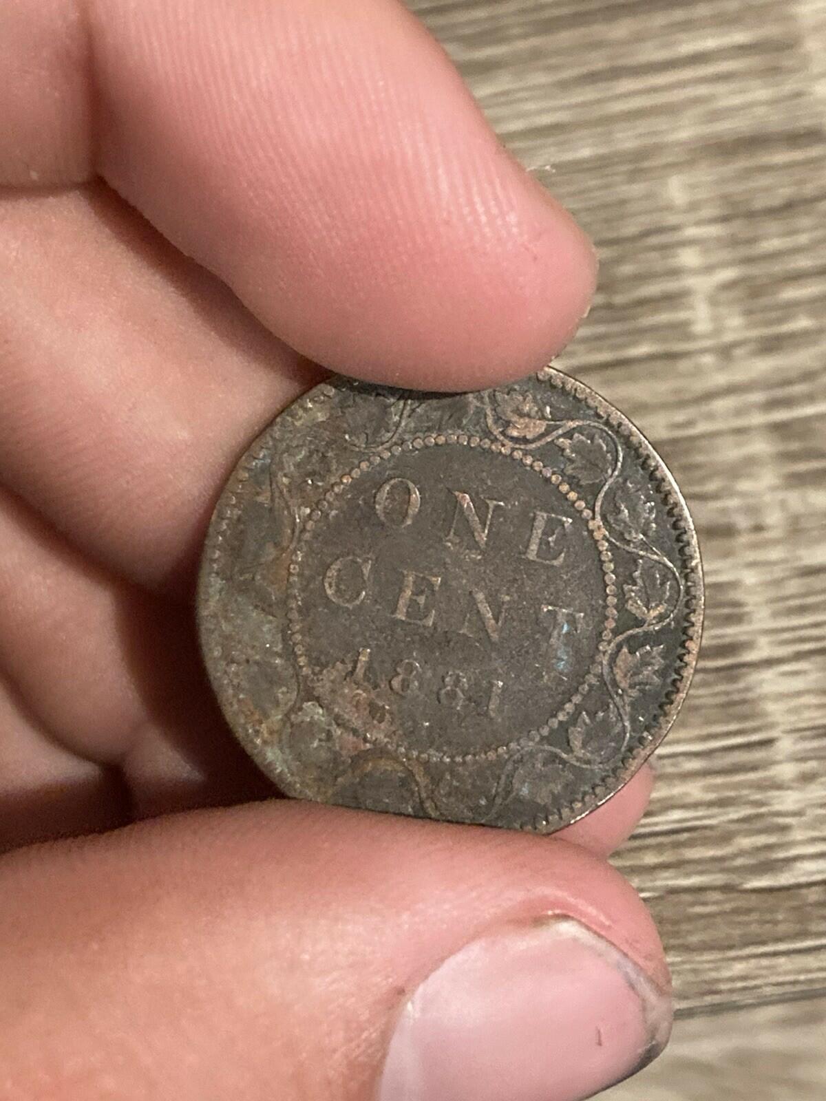 1881 H Canada Large Cent Queen Victoria