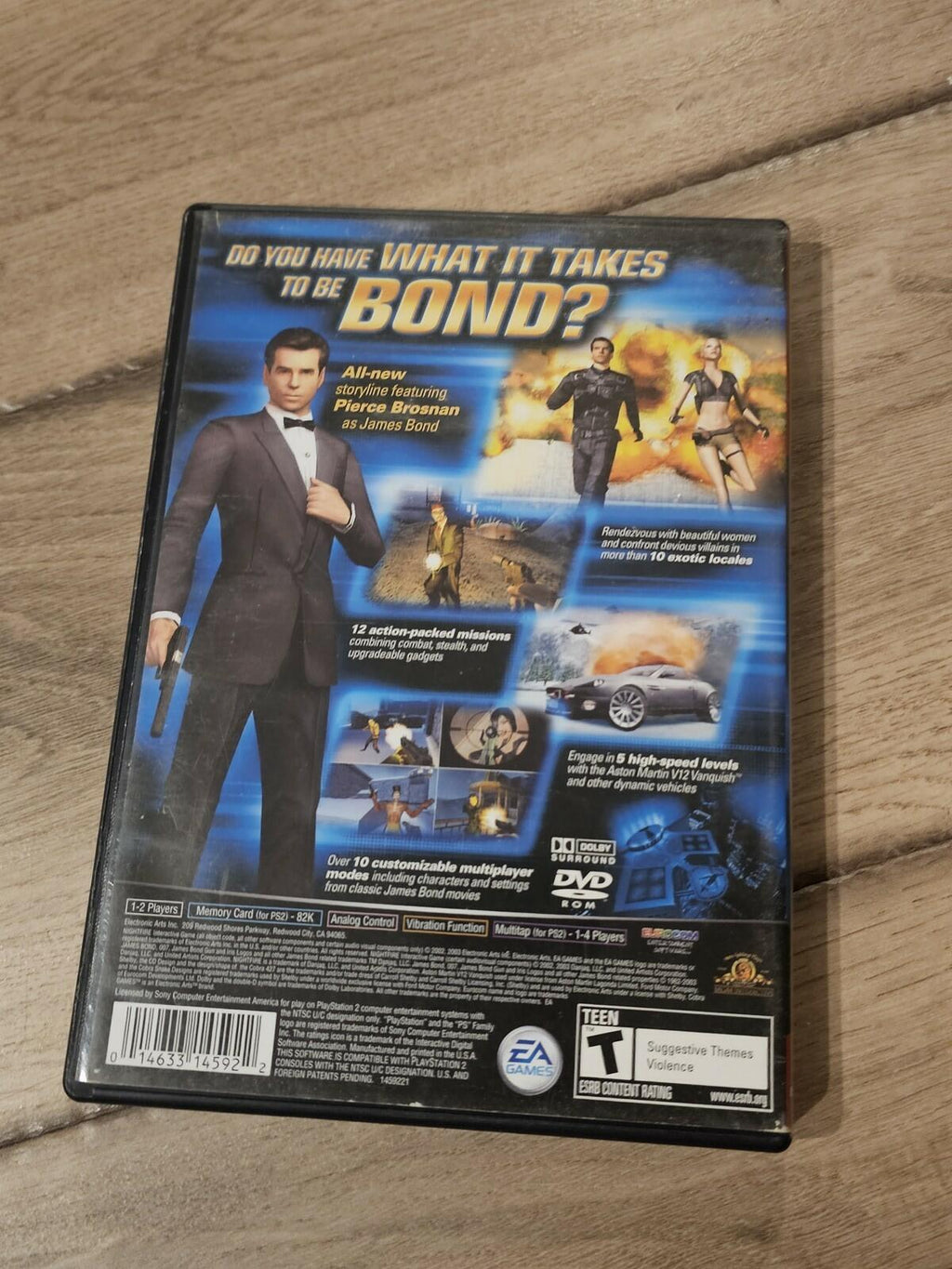 007 Nightfire: Greatest Hits (Sony Playstation 2 PS2, 2001) CIB COMPLETE